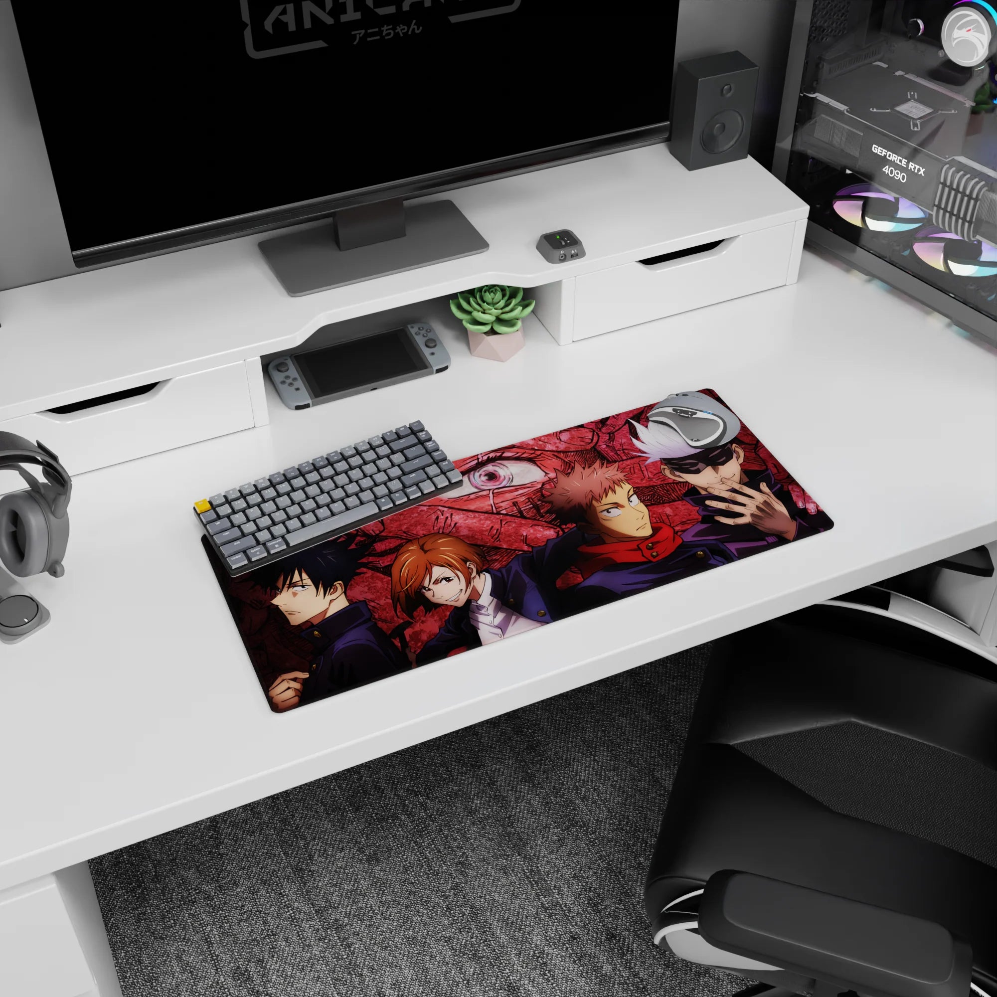 Jujutsu Kaisen Deskmat | Mousepad | Deskpad - Sorcerer Squad - AniChan