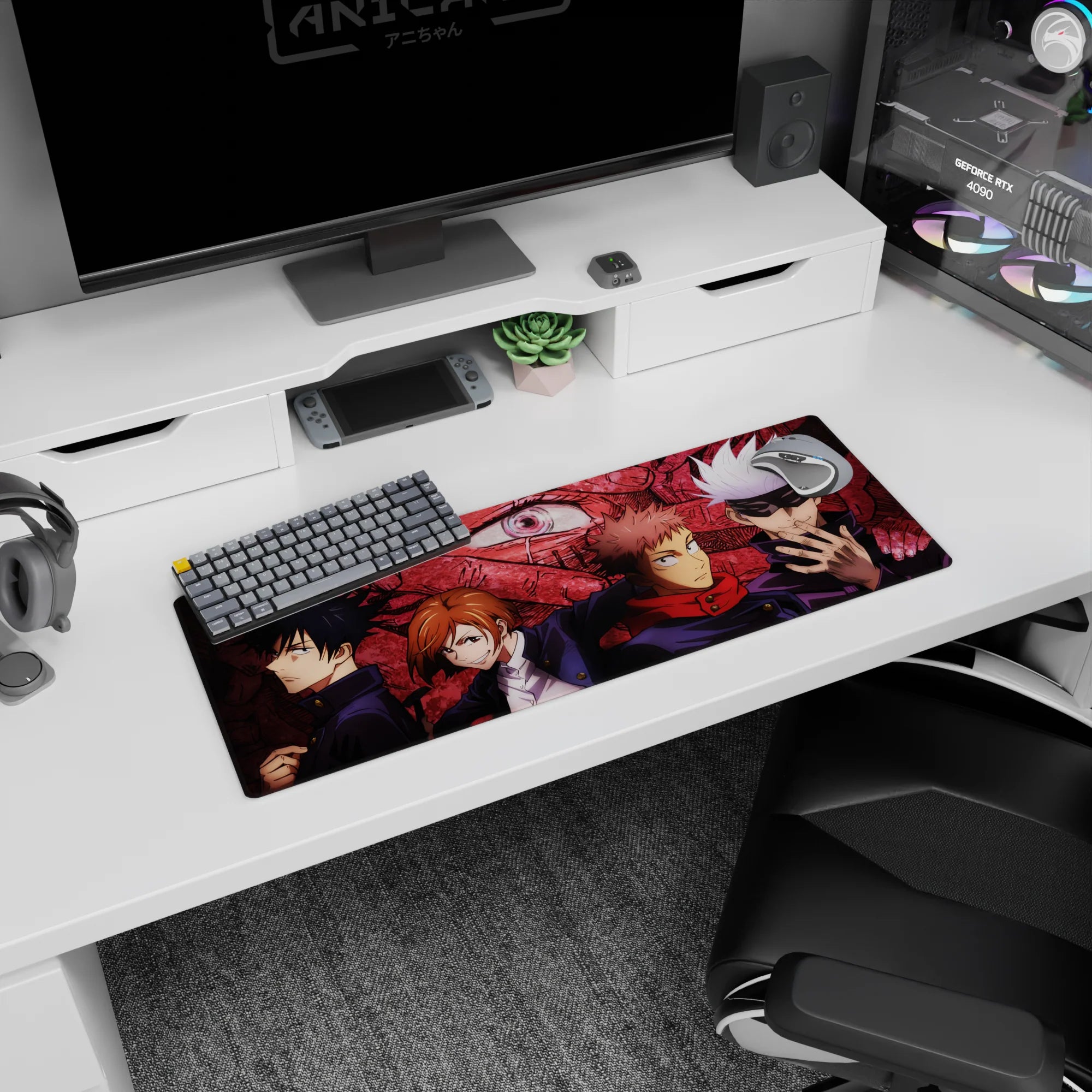 Jujutsu Kaisen Deskmat | Mousepad | Deskpad - Sorcerer Squad - AniChan