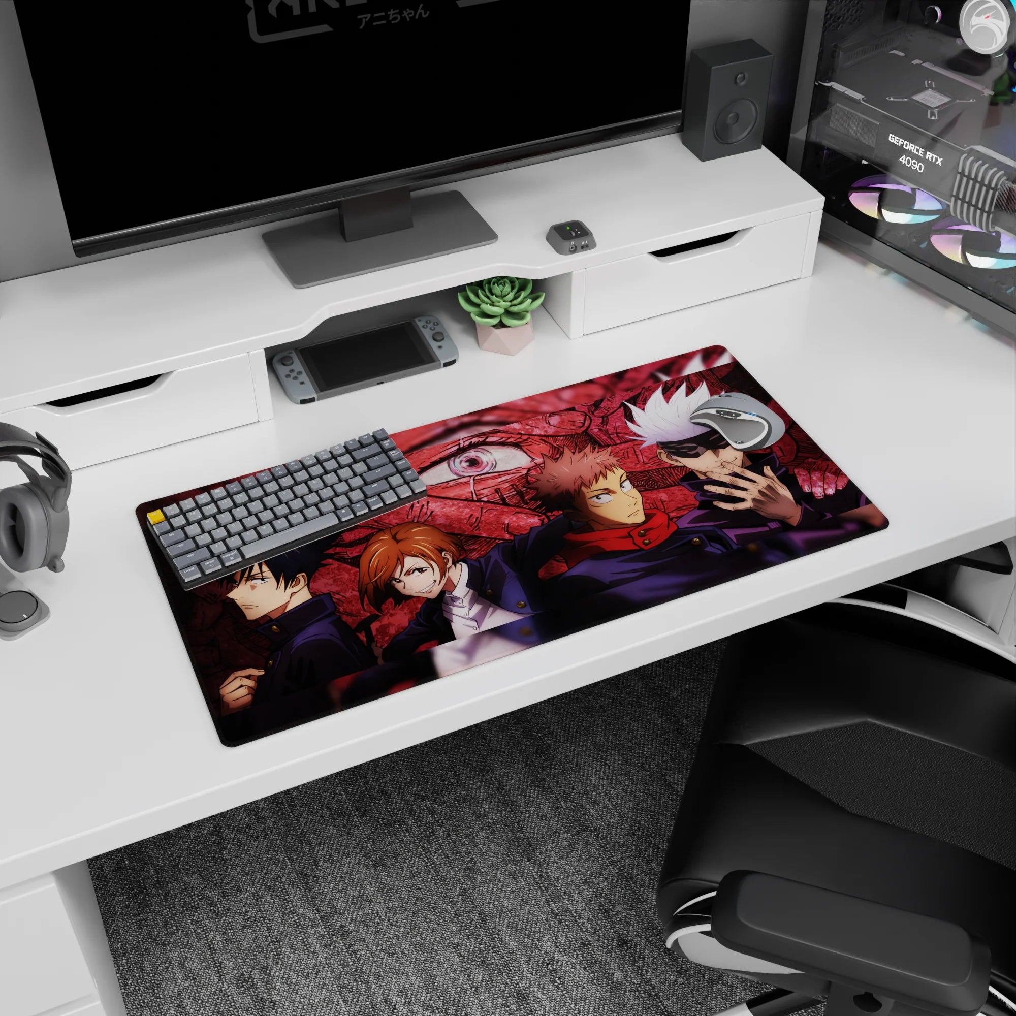 Jujutsu Kaisen Deskmat | Mousepad | Deskpad - Sorcerer Squad - AniChan