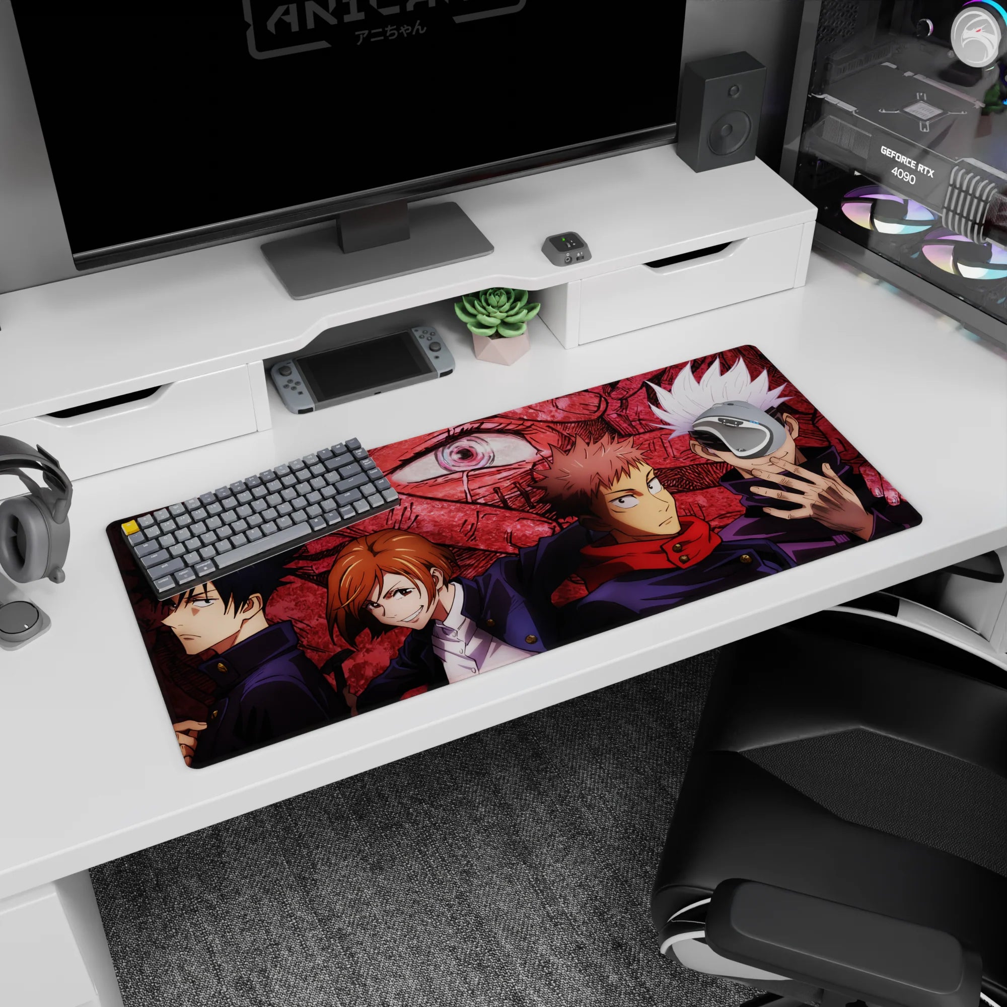 Jujutsu Kaisen Deskmat | Mousepad | Deskpad - Sorcerer Squad - AniChan