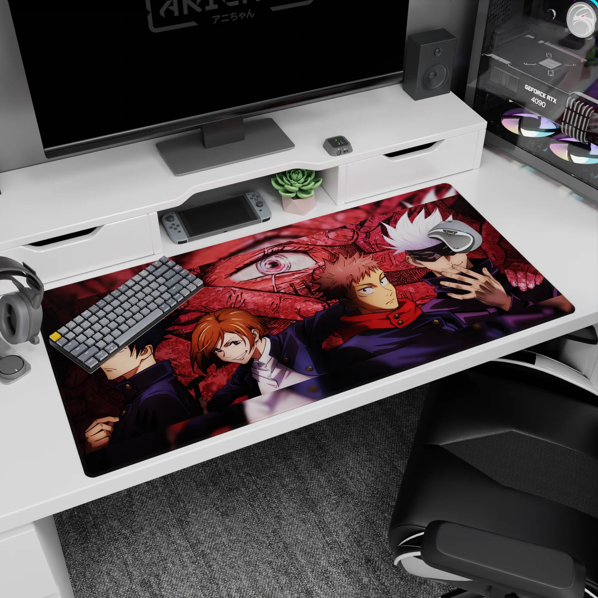 Jujutsu Kaisen Deskmat | Mousepad | Deskpad - Sorcerer Squad - AniChan