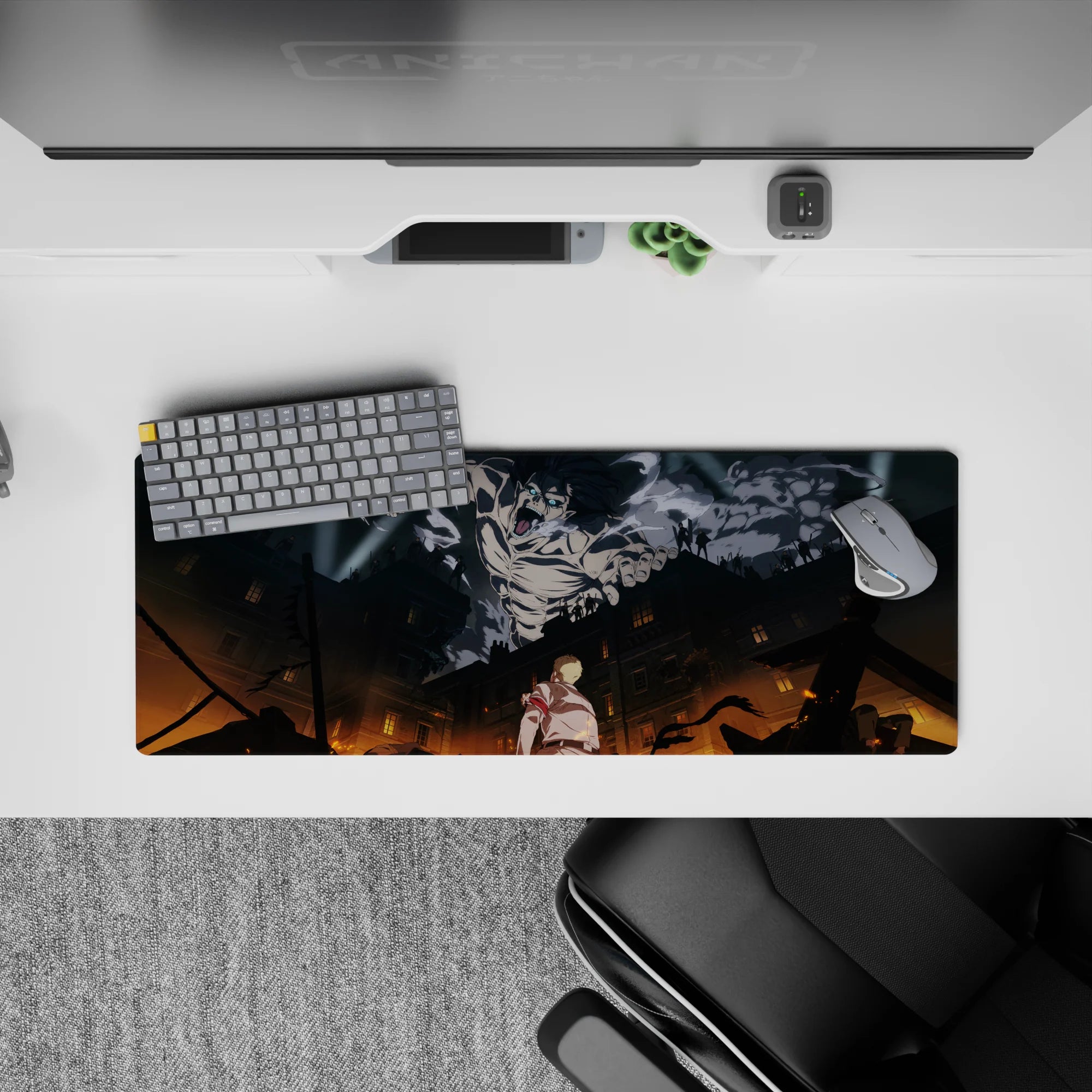 Attack on Titan - Anime Mouse Pad and Desk Pad - Titan’s Wrath - AniChan