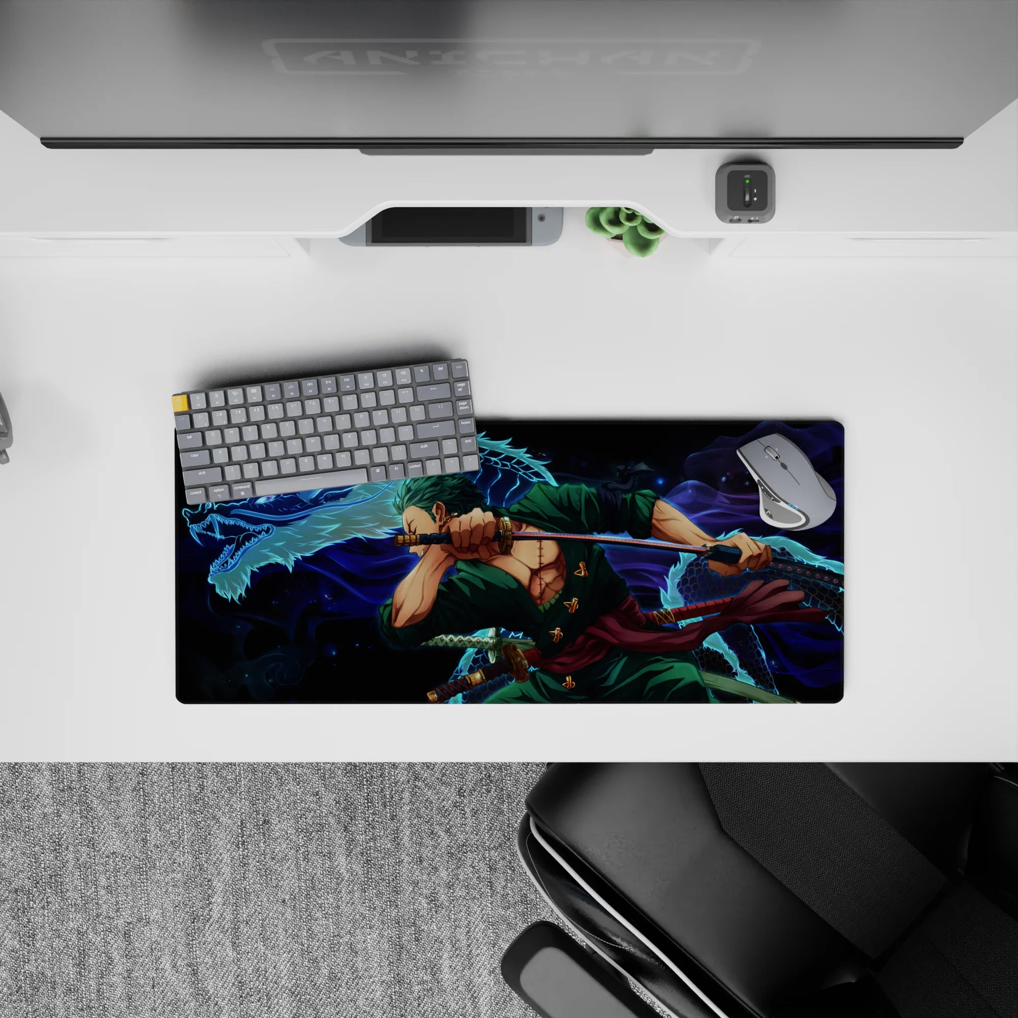 One Piece Deskmat | Mousepad | Deskpad - Dragon’s Strike - AniChan