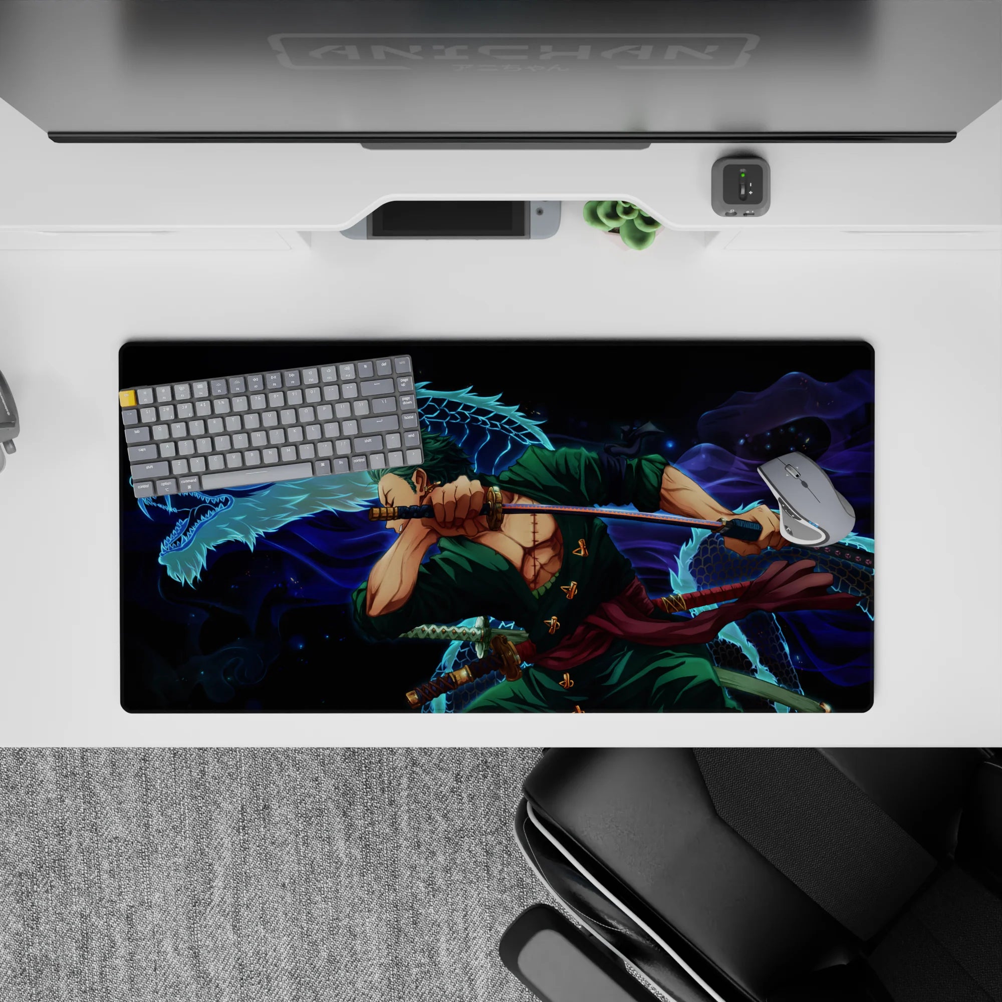 One Piece Deskmat | Mousepad | Deskpad - Dragon’s Strike - AniChan