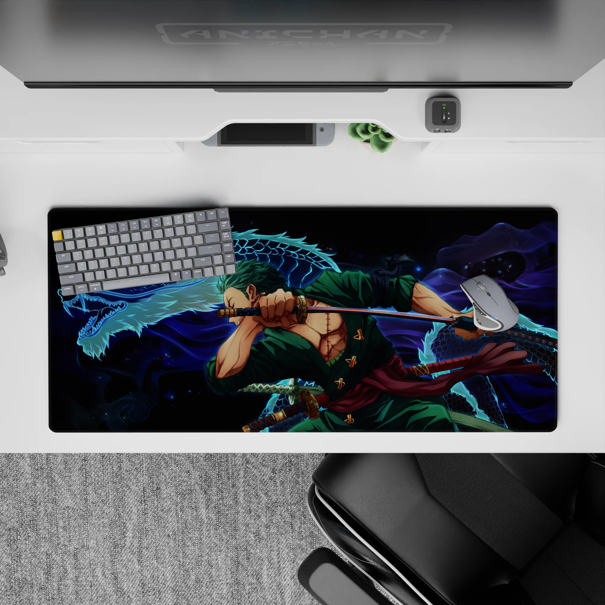 One Piece Deskmat | Mousepad | Deskpad - Dragon’s Strike - AniChan