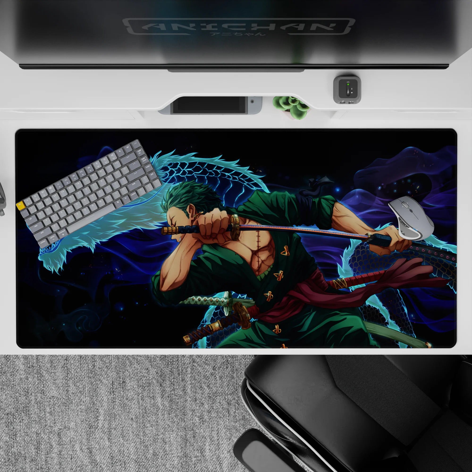 One Piece Deskmat | Mousepad | Deskpad - Dragon’s Strike - AniChan