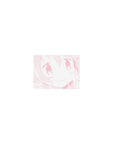 Classic anime girl mouse pad 14x10 inches with pink line-art kawaii face, big eyes, and SMILE bubble.
