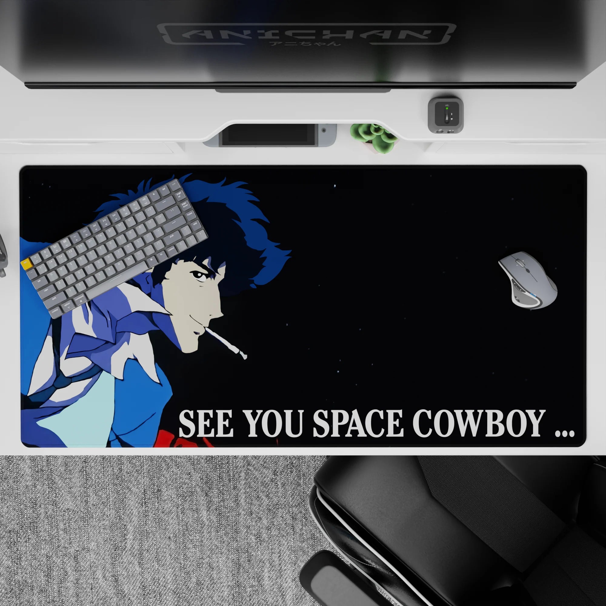 Cowboy Bepop - Anime Mouse Pad and Desk Pad - Starlit Farewell - AniChan