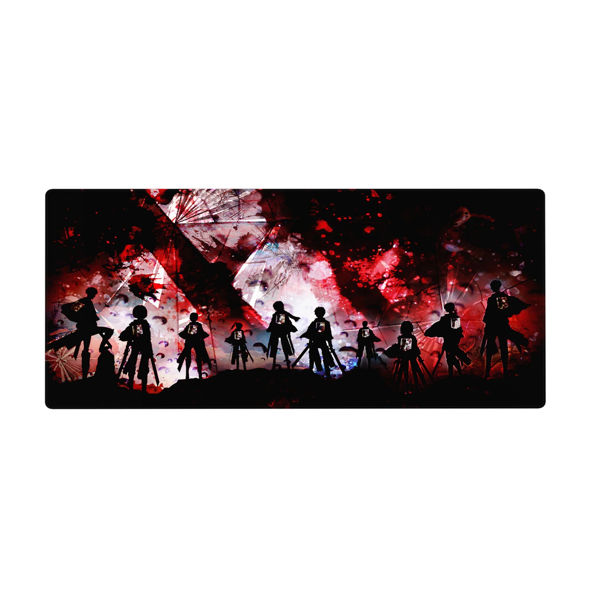 Attack on Titan - Anime Mouse Pad and Desk Pad - Bloodstained Freedom - AniChan