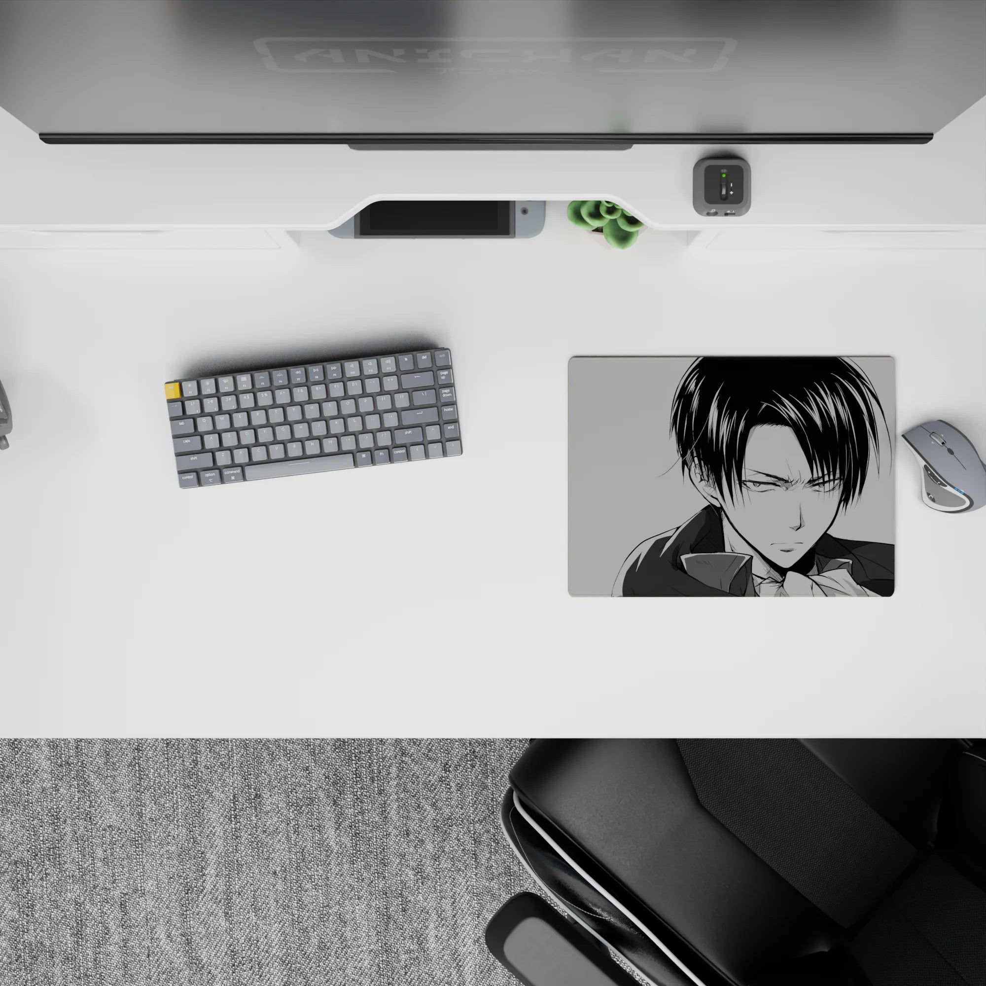 Attack on Titan - Anime Mouse Pad and Desk Pad - Unyielding Commander - AniChan