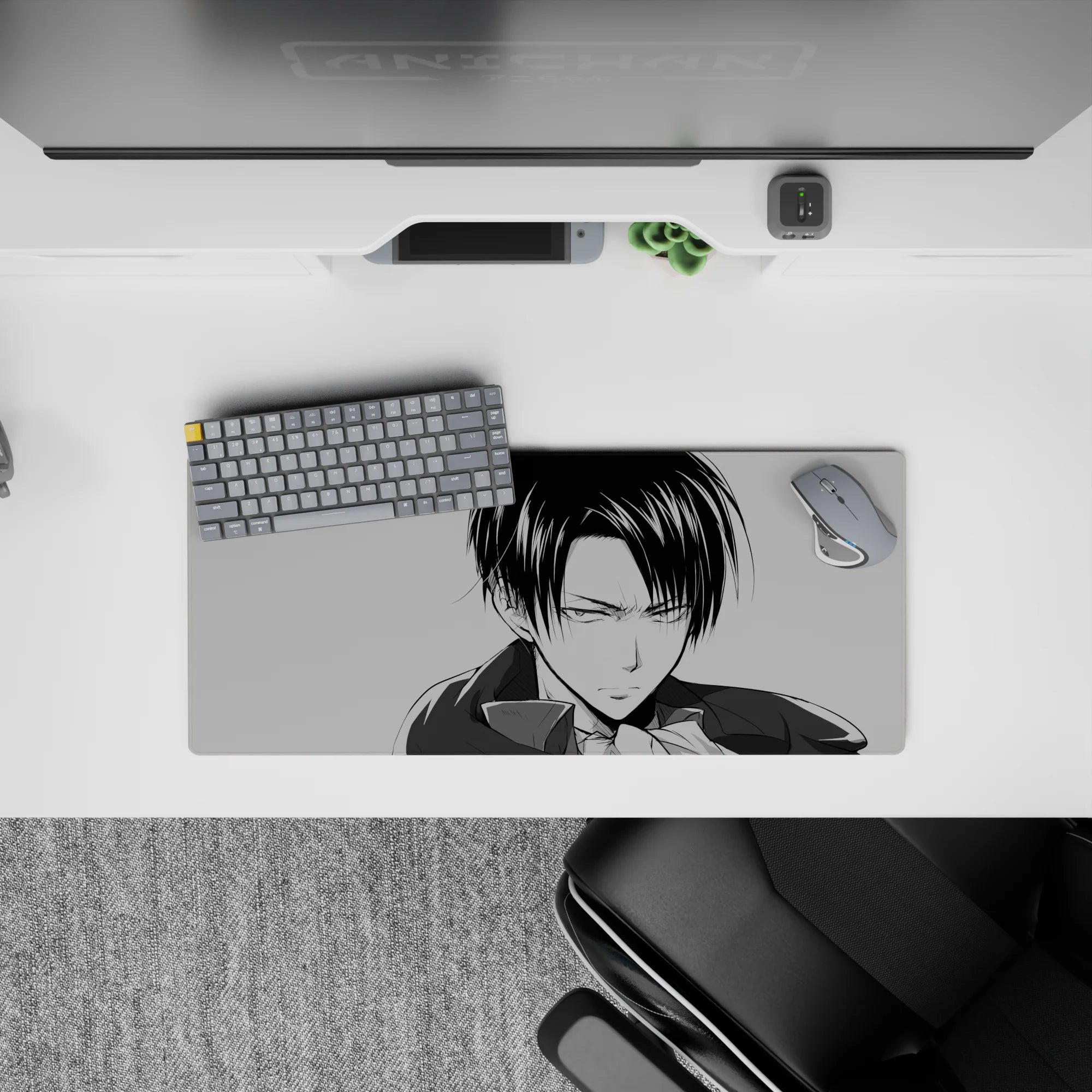 Attack on Titan - Anime Mouse Pad and Desk Pad - Unyielding Commander - AniChan