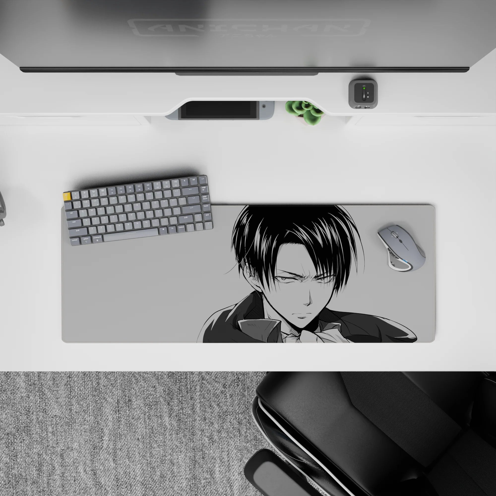 Attack on Titan - Anime Mouse Pad and Desk Pad - Unyielding Commander - AniChan