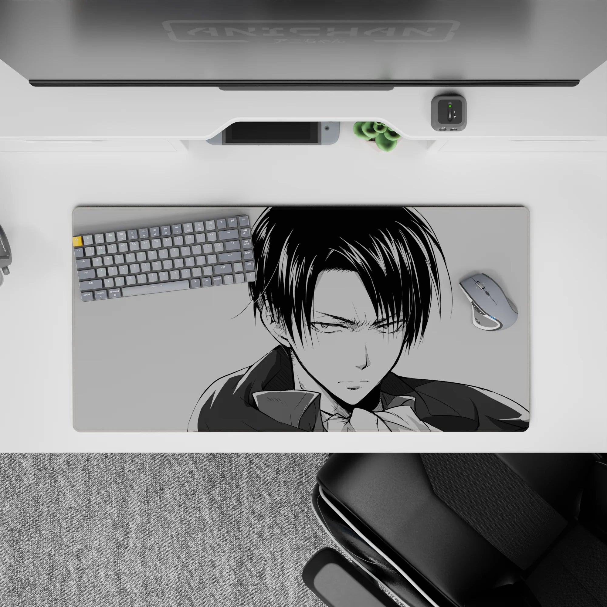 Attack on Titan - Anime Mouse Pad and Desk Pad - Unyielding Commander - AniChan