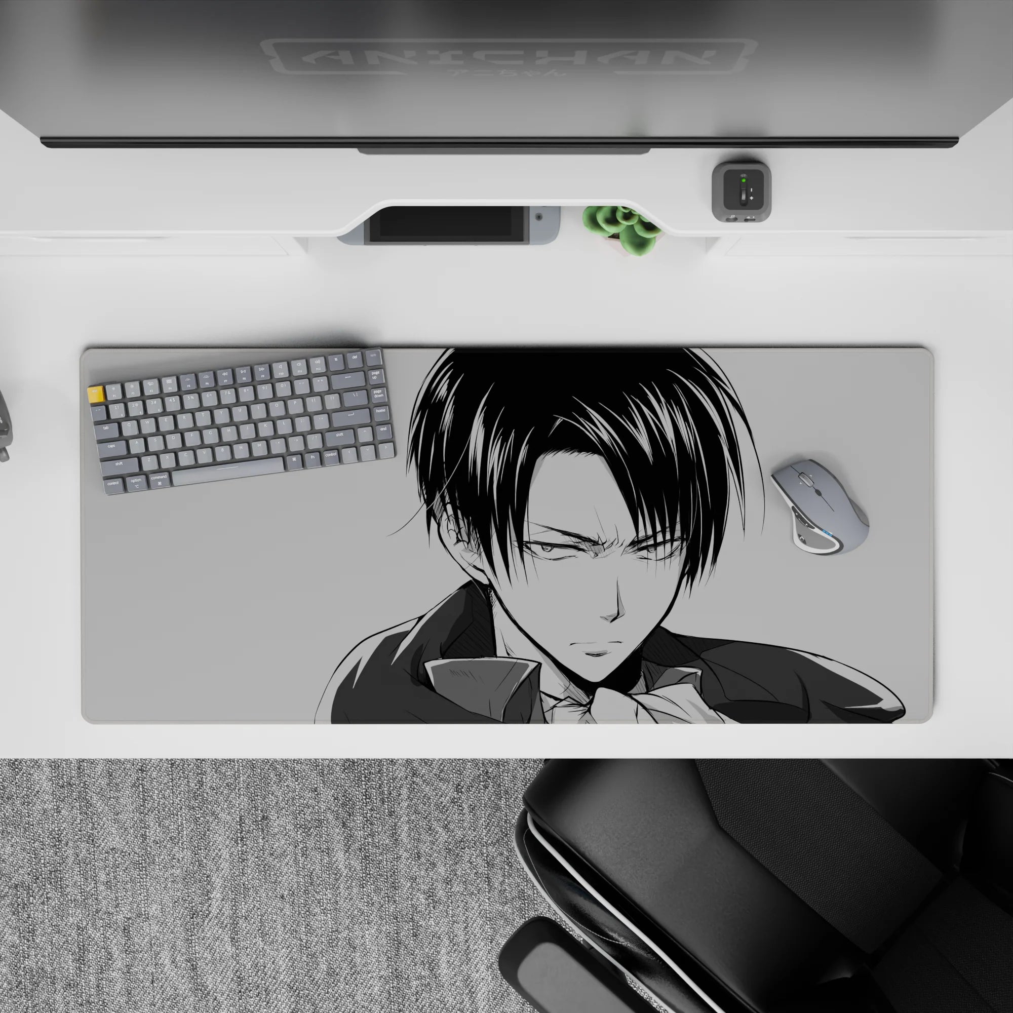 Attack on Titan - Anime Mouse Pad and Desk Pad - Unyielding Commander - AniChan