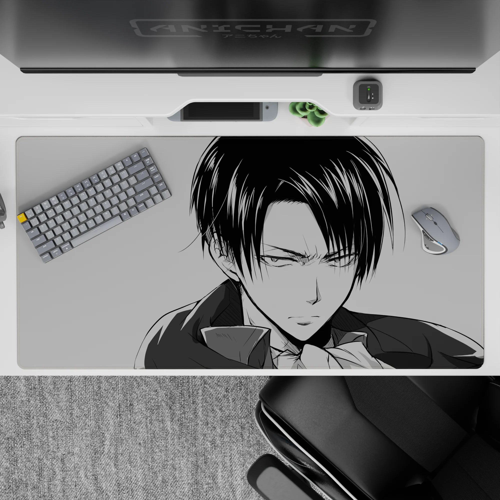 Attack on Titan - Anime Mouse Pad and Desk Pad - Unyielding Commander - AniChan