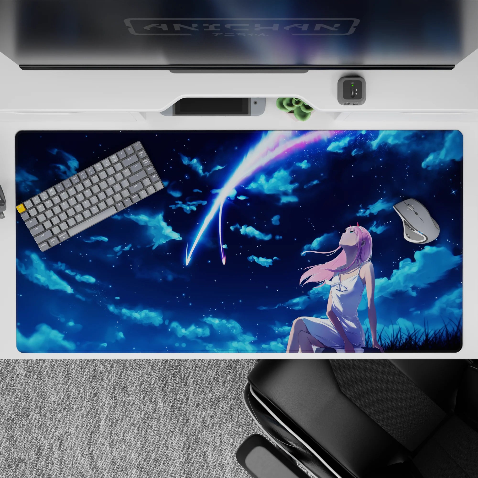 Darling In The Franxx - Anime Mouse Pad and Desk Pad - Zero Two Starfall - AniChan