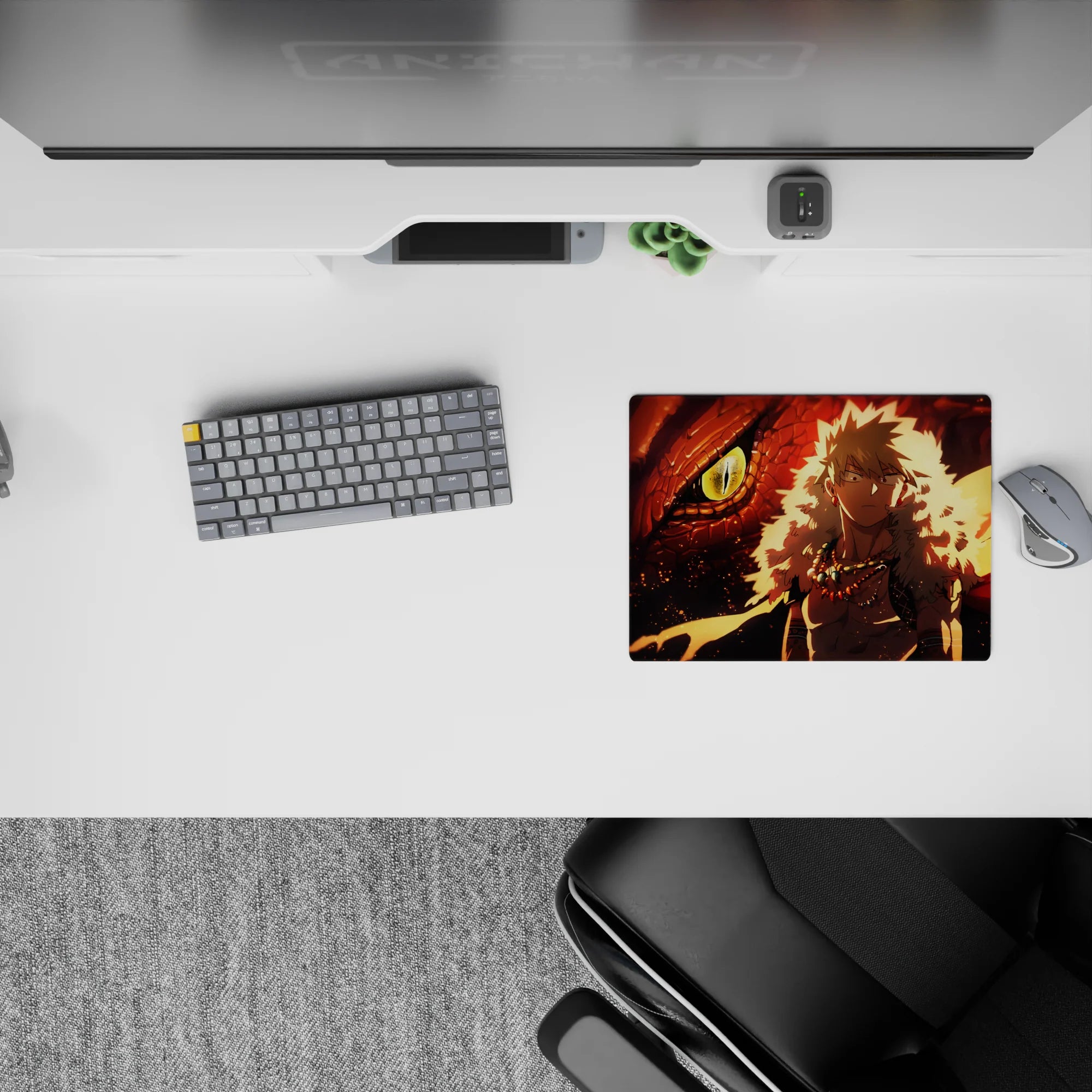 My Hero Academia Deskmat | Mousepad | Deskpad - Dragon Fire Bakugo - AniChan