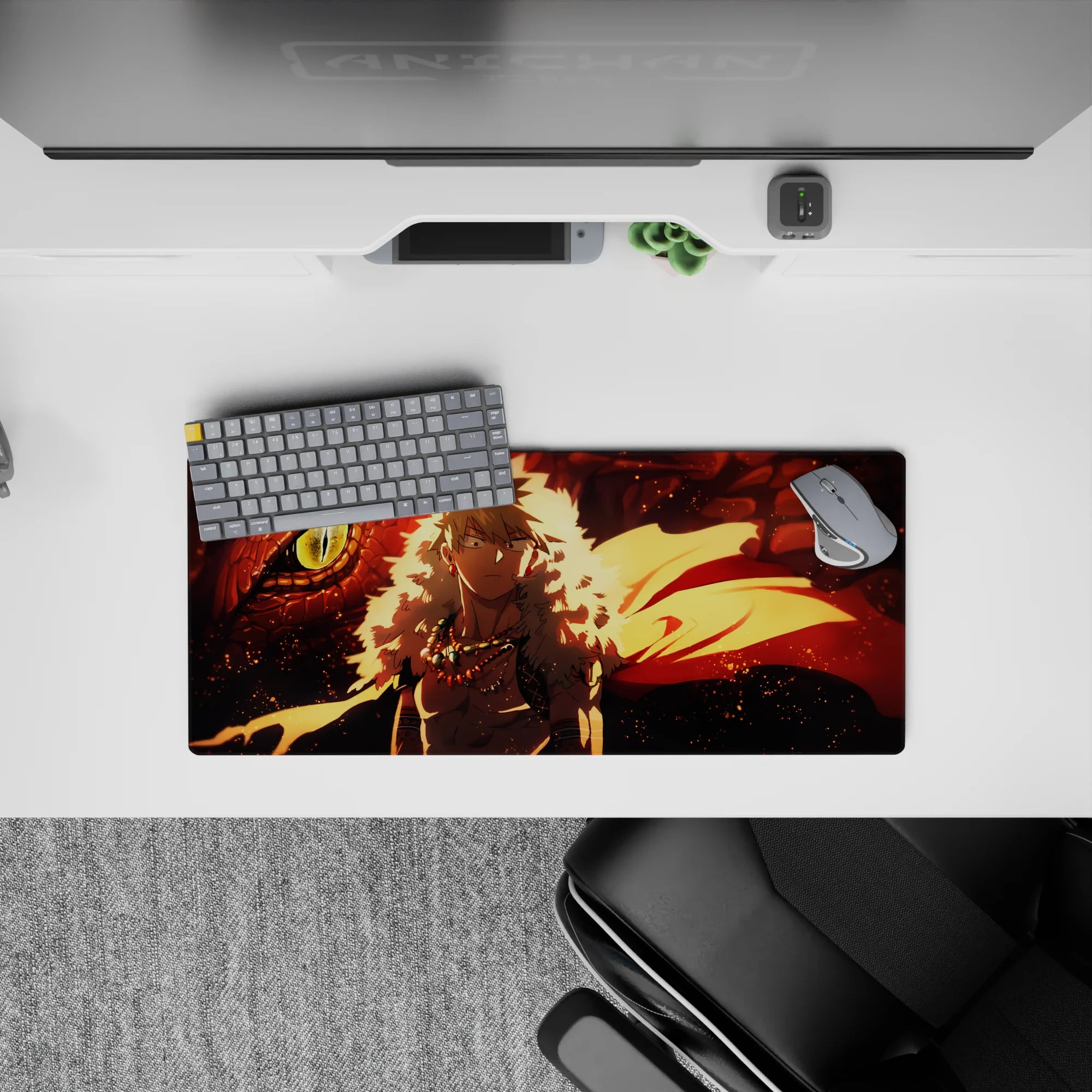 My Hero Academia Deskmat | Mousepad | Deskpad - Dragon Fire Bakugo - AniChan