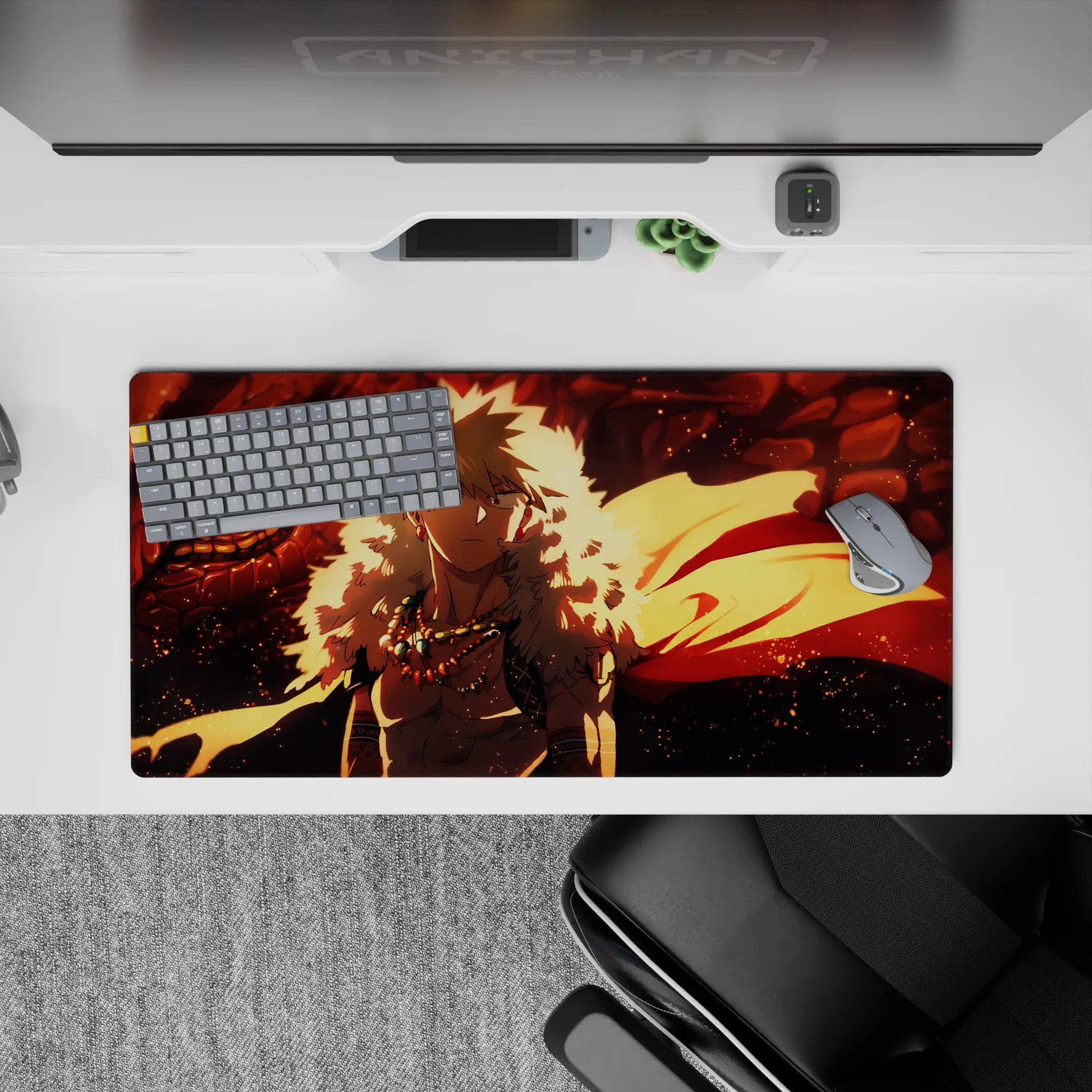 My Hero Academia Deskmat | Mousepad | Deskpad - Dragon Fire Bakugo - AniChan