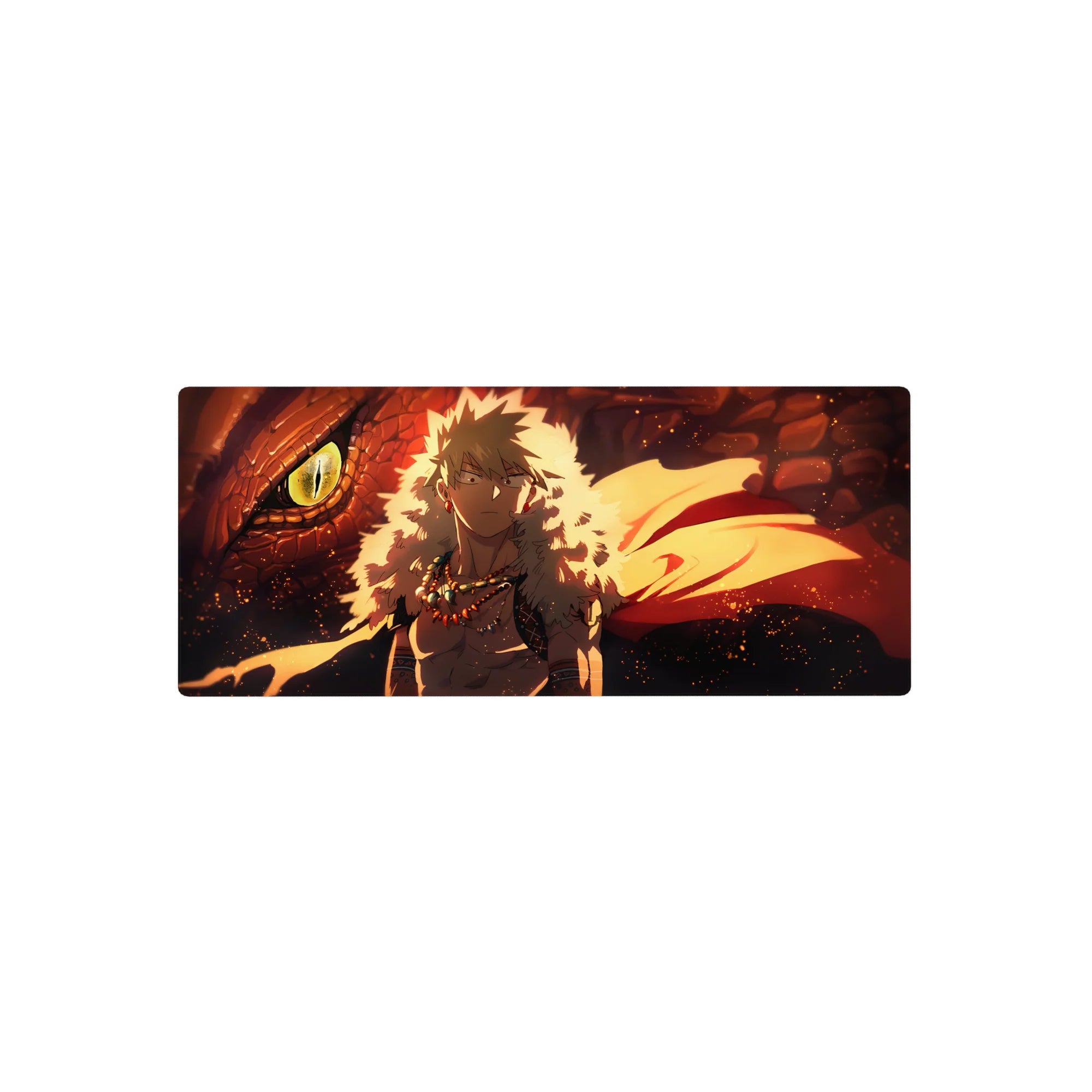 My Hero Academia Deskmat | Mousepad | Deskpad - Dragon Fire Bakugo - AniChan