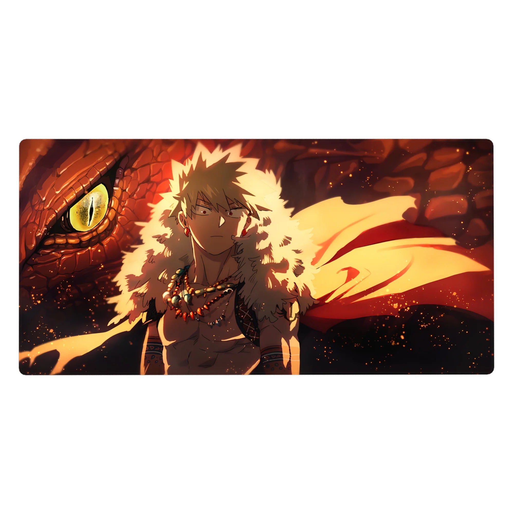 My Hero Academia Deskmat | Mousepad | Deskpad - Dragon Fire Bakugo - AniChan