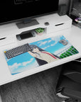 32x16 inches Yukinoshita Yukino My Teen Romantic Comedy SNAFU mouse pad, pointing up in uniform.