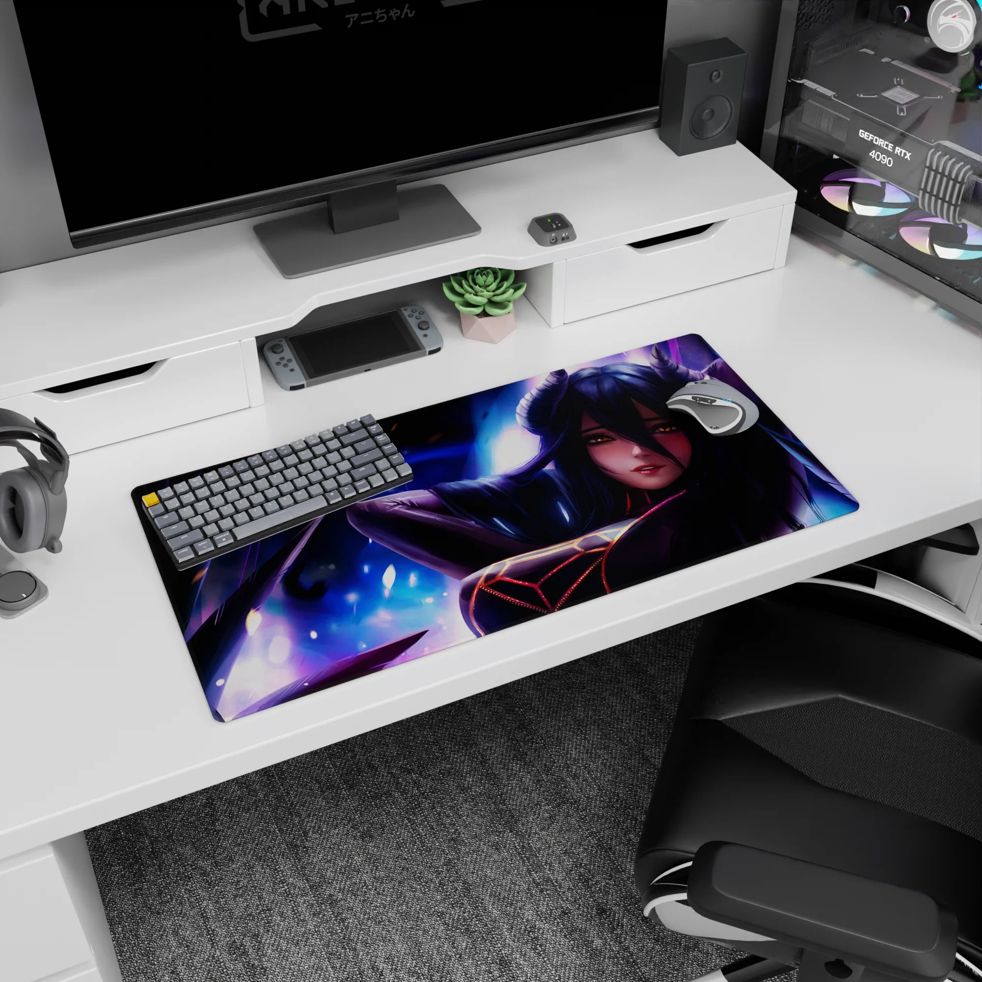 Overlord Deskmat | Mousepad | Deskpad - Sublime Darkness - AniChan