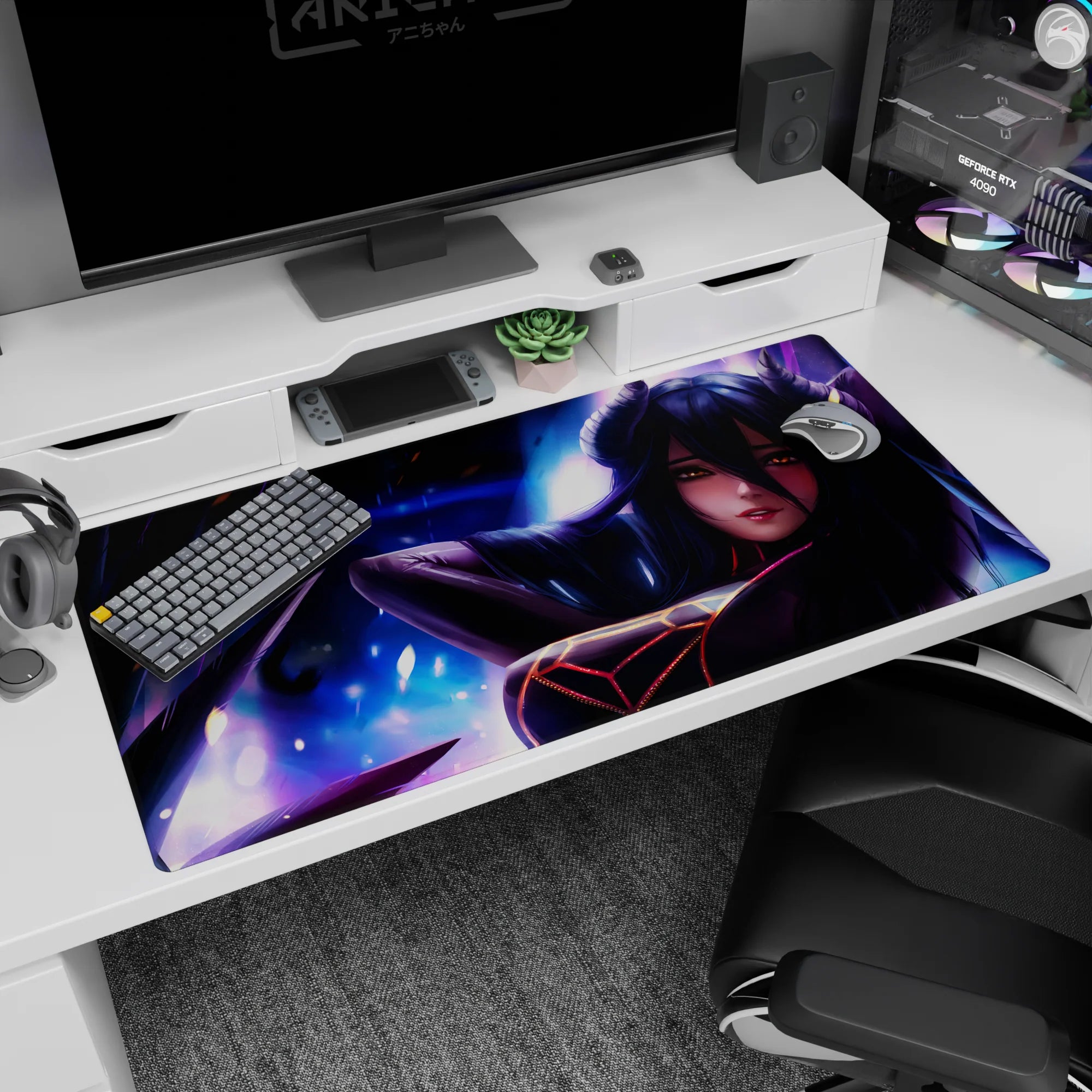 Overlord Deskmat | Mousepad | Deskpad - Sublime Darkness - AniChan