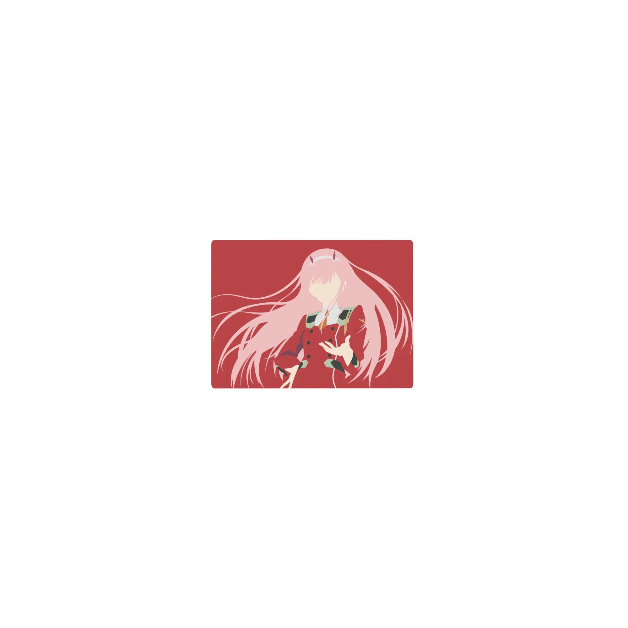 Darling In The Franxx - Anime Mouse Pad and Desk Pad - Zero Two Silhouette - AniChan