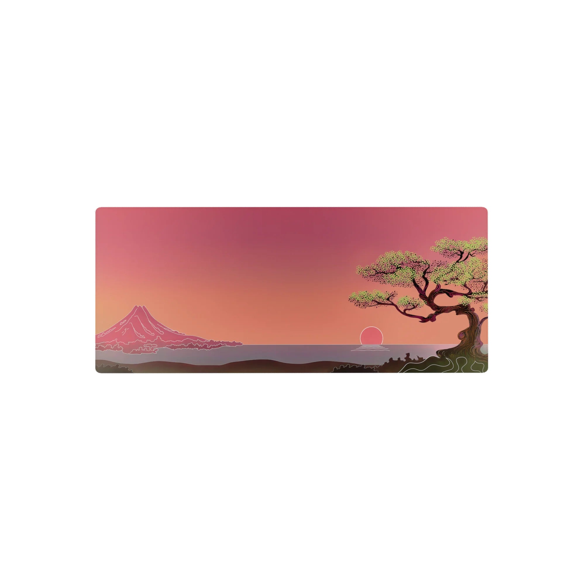 Zen-Japan Deskmat | Mousepad | Deskpad - Zen Horizon - AniChan