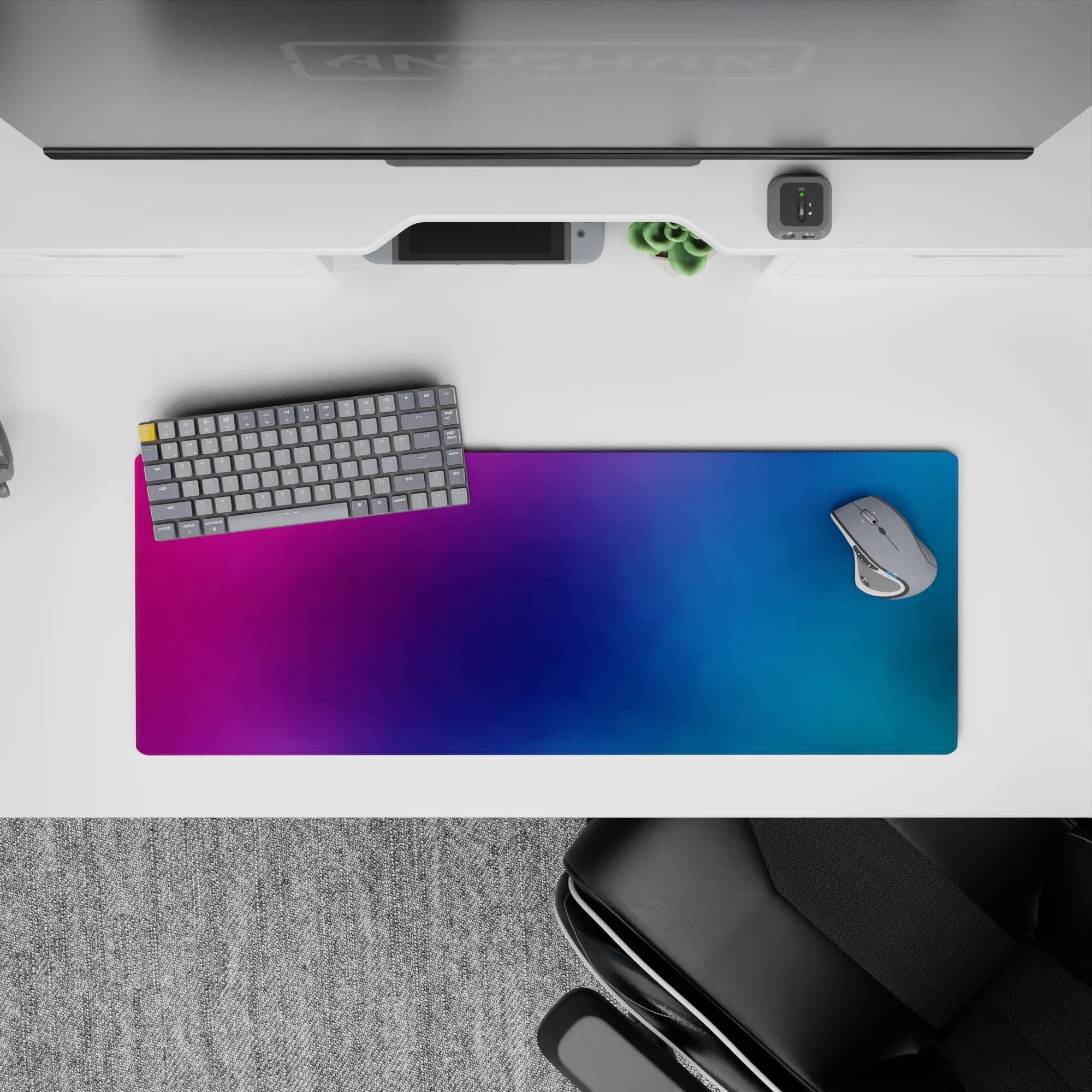 Abstract Gradient Deskmat | Mousepad | Deskpad - Dreamy Fusion - AniChan