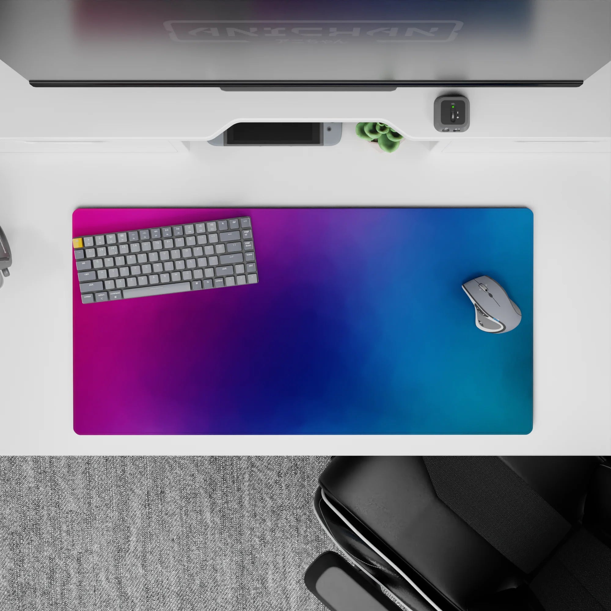 Abstract Gradient Deskmat | Mousepad | Deskpad - Dreamy Fusion - AniChan