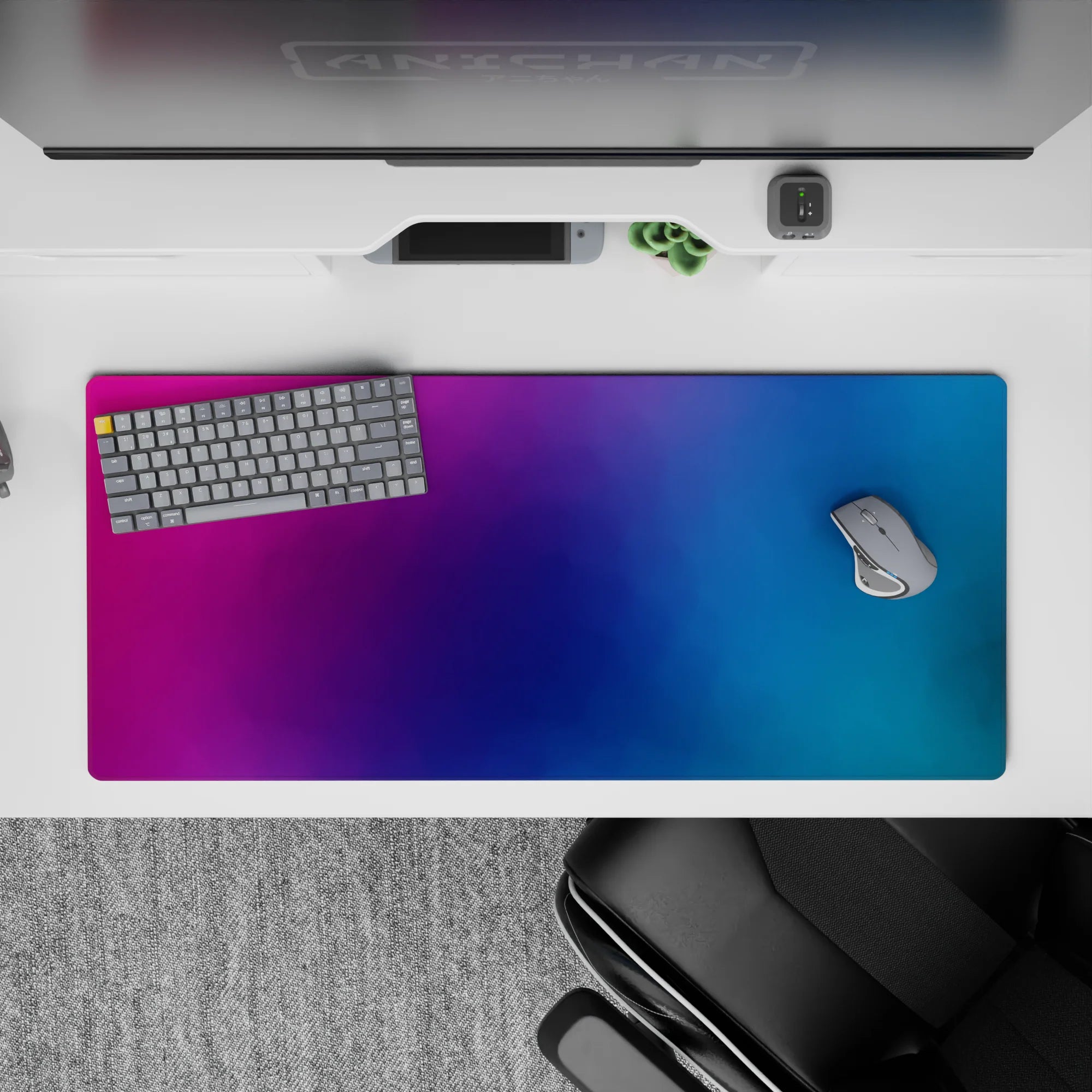 Abstract Gradient Deskmat | Mousepad | Deskpad - Dreamy Fusion - AniChan