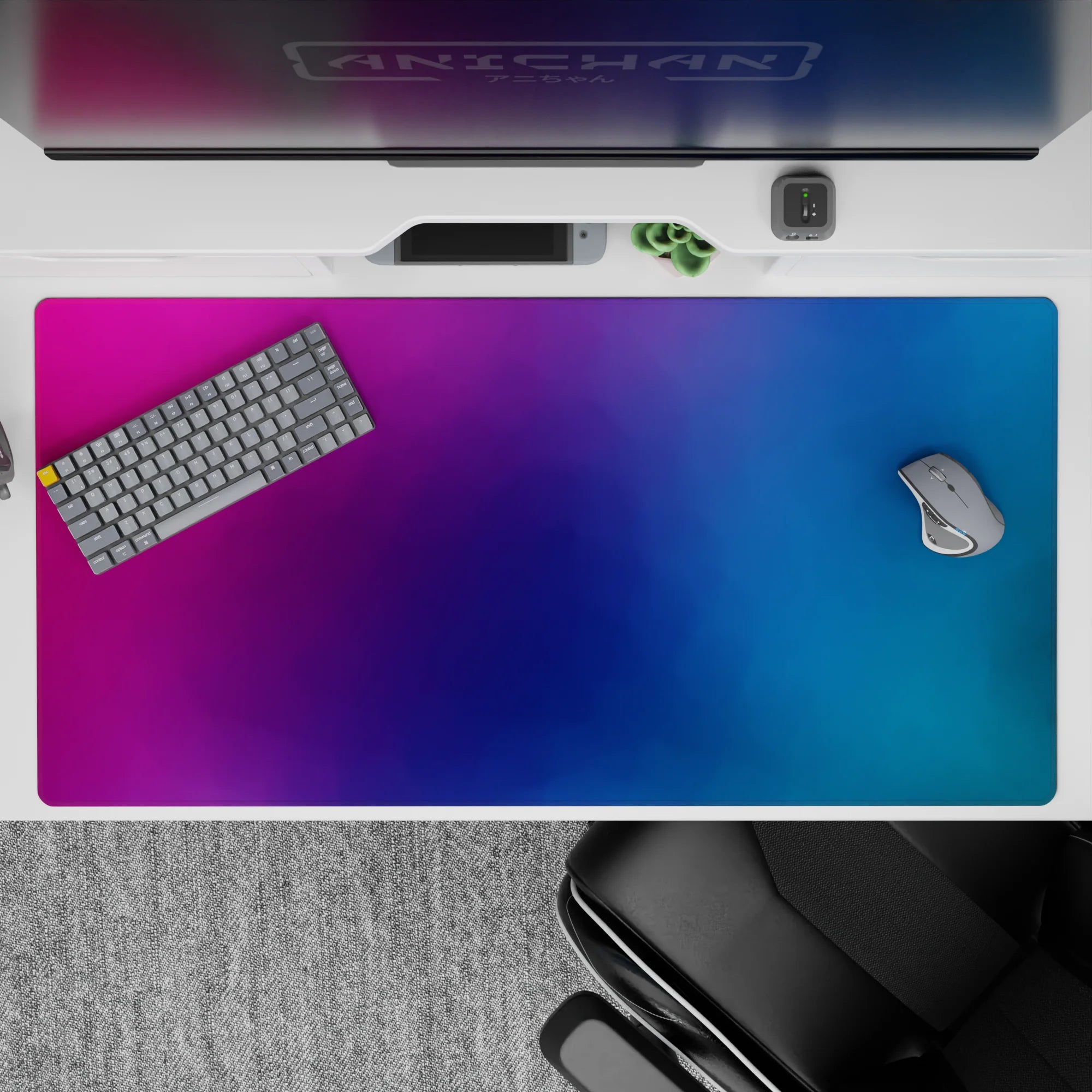 Abstract Gradient Deskmat | Mousepad | Deskpad - Dreamy Fusion - AniChan