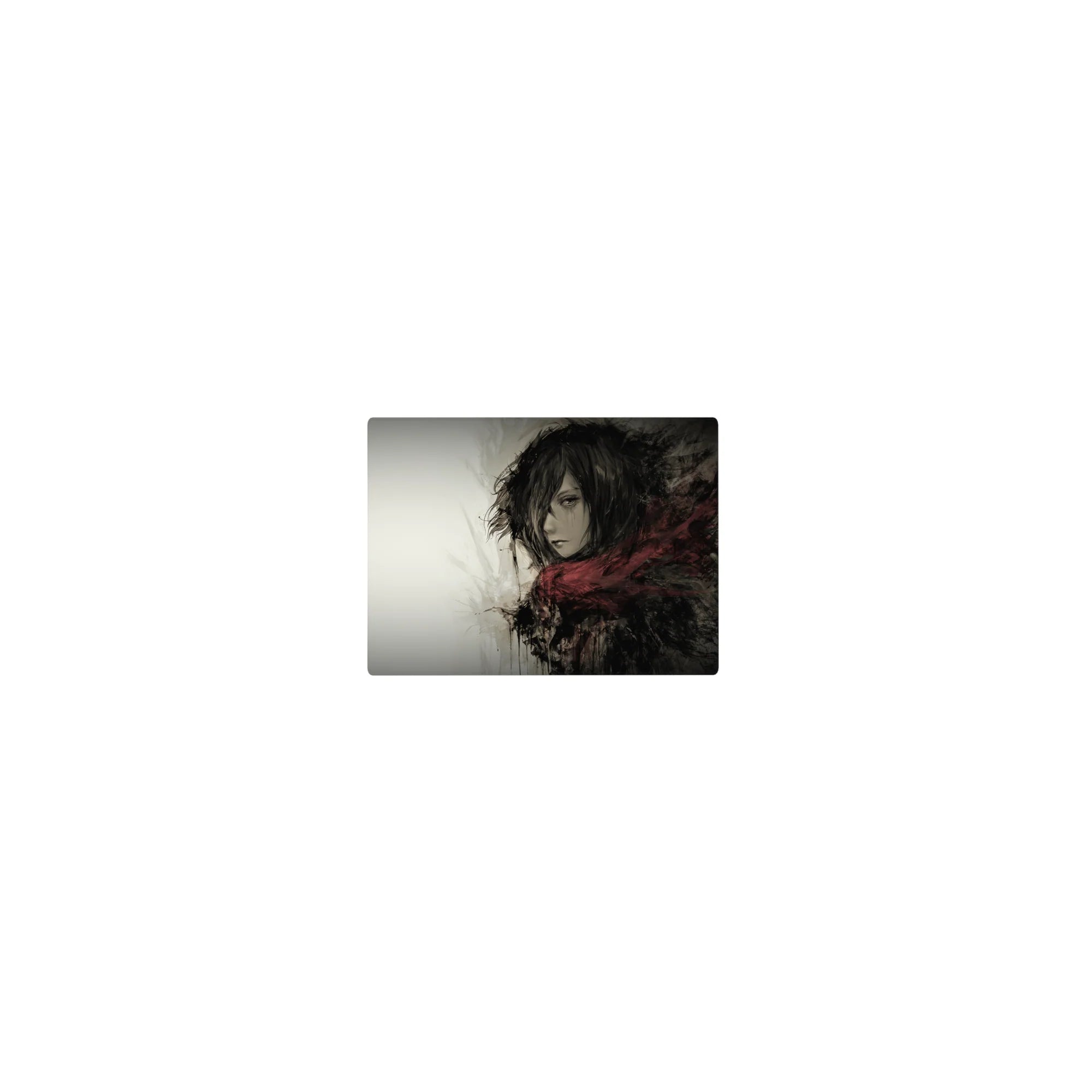 Attack on Titan - Anime Mouse Pad and Desk Pad - Mikasa&#39;s Resolve - AniChan