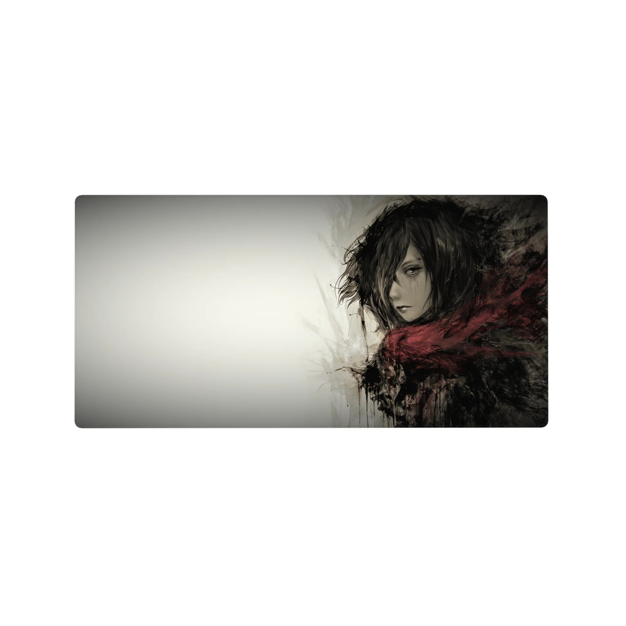 Attack on Titan - Anime Mouse Pad and Desk Pad - Mikasa&#39;s Resolve - AniChan