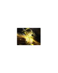 Classic anime girl mouse pad 14x10 inches with cyber-angel art, glowing ribbons and floating squares.