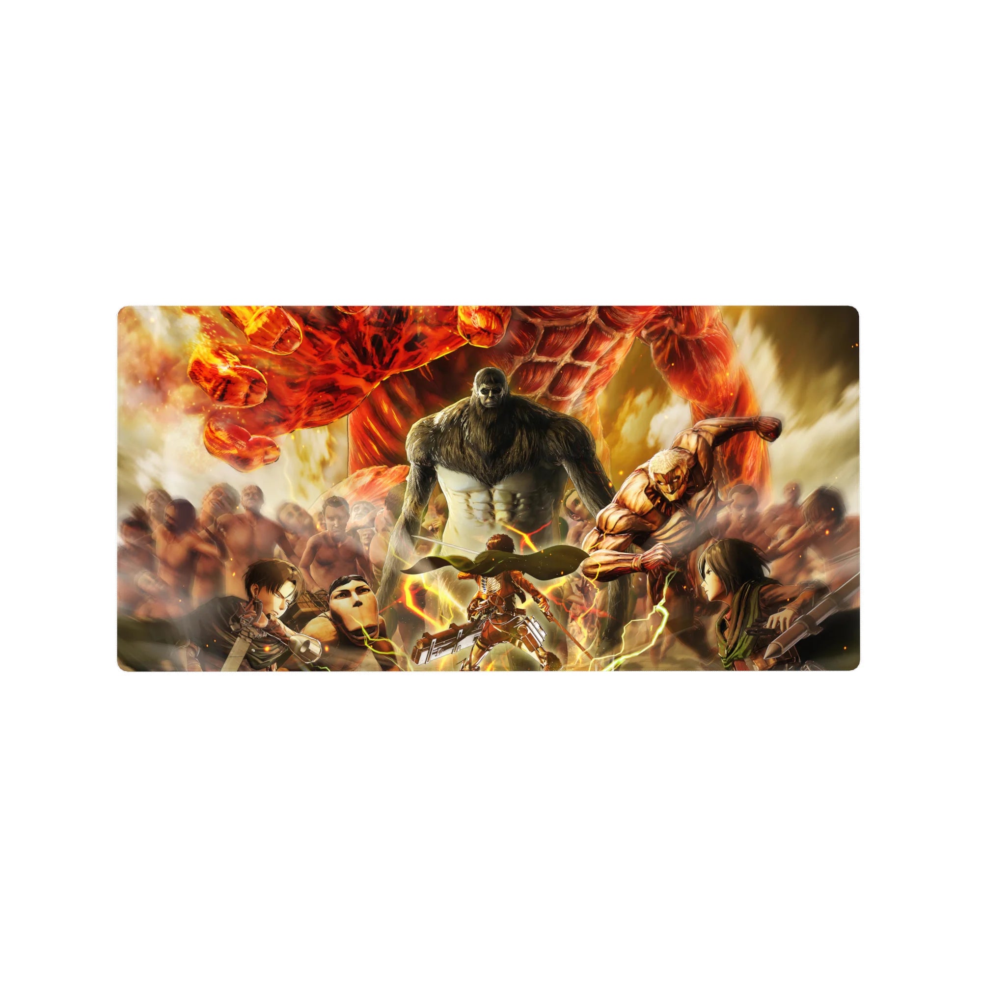 Attack on Titan - Anime Mouse Pad and Desk Pad - Titan Warfront - AniChan