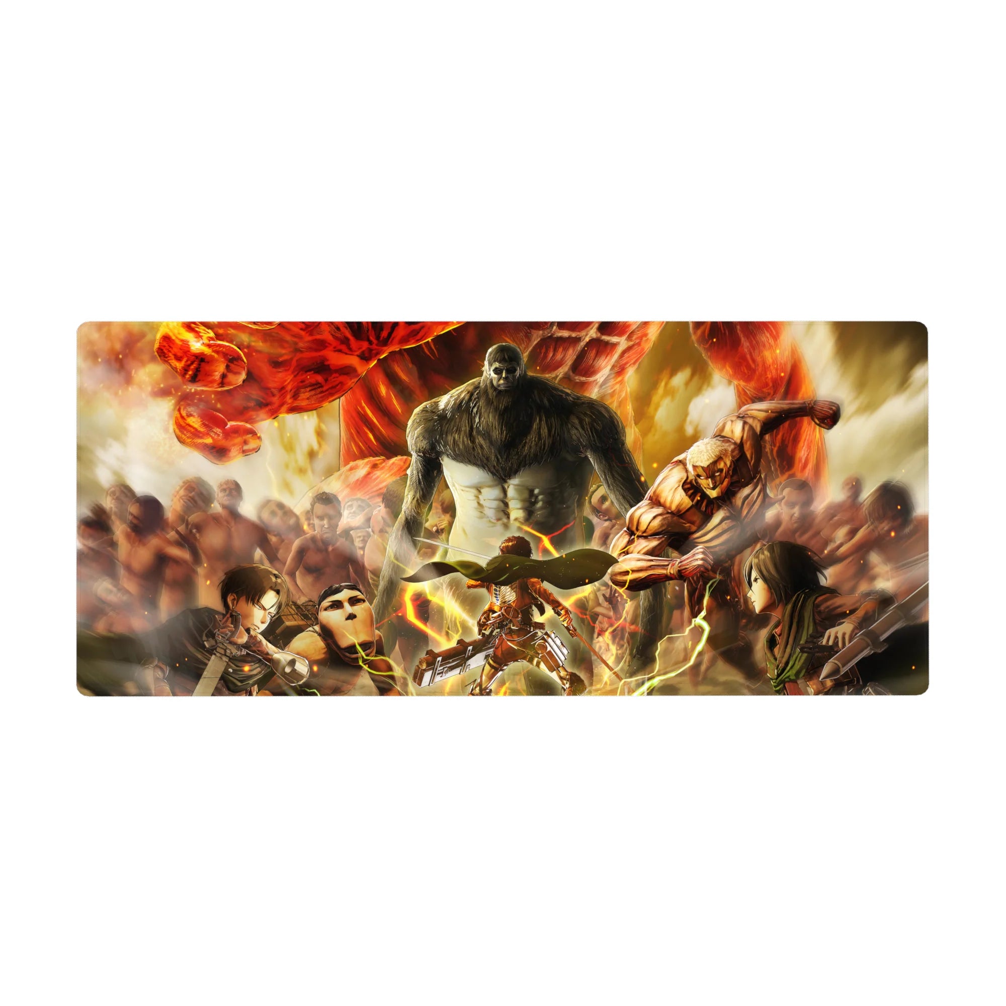 Attack on Titan - Anime Mouse Pad and Desk Pad - Titan Warfront - AniChan