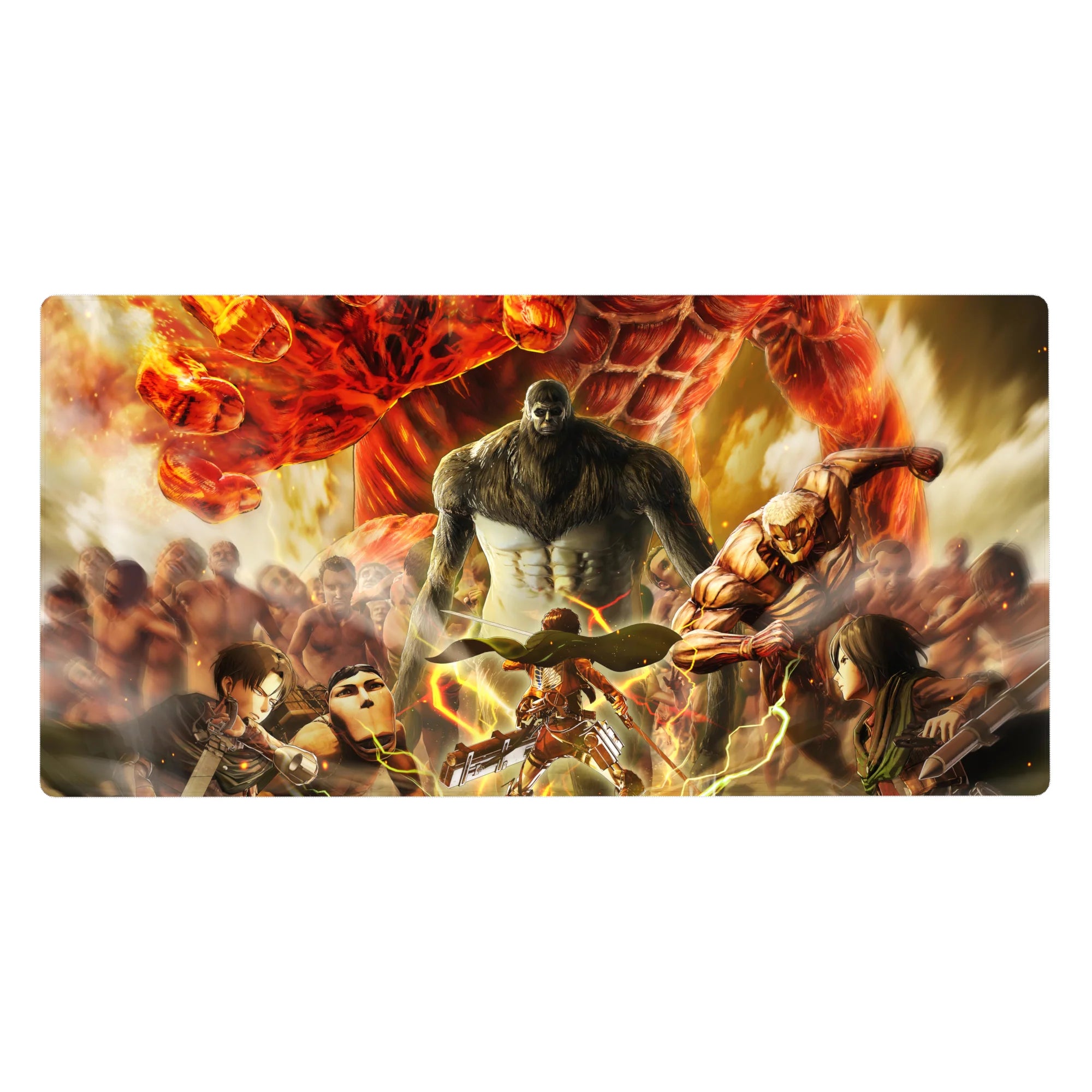 Attack on Titan - Anime Mouse Pad and Desk Pad - Titan Warfront - AniChan