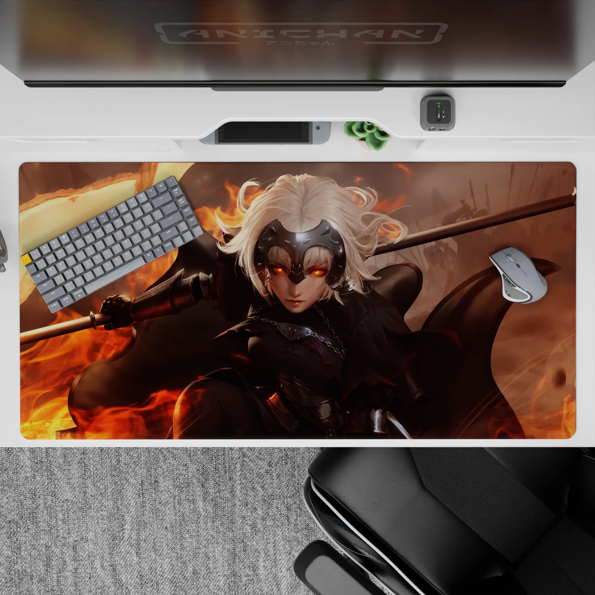 Fate Grand Order Deskmat | Mousepad | Deskpad - Inferno Avenger - AniChan