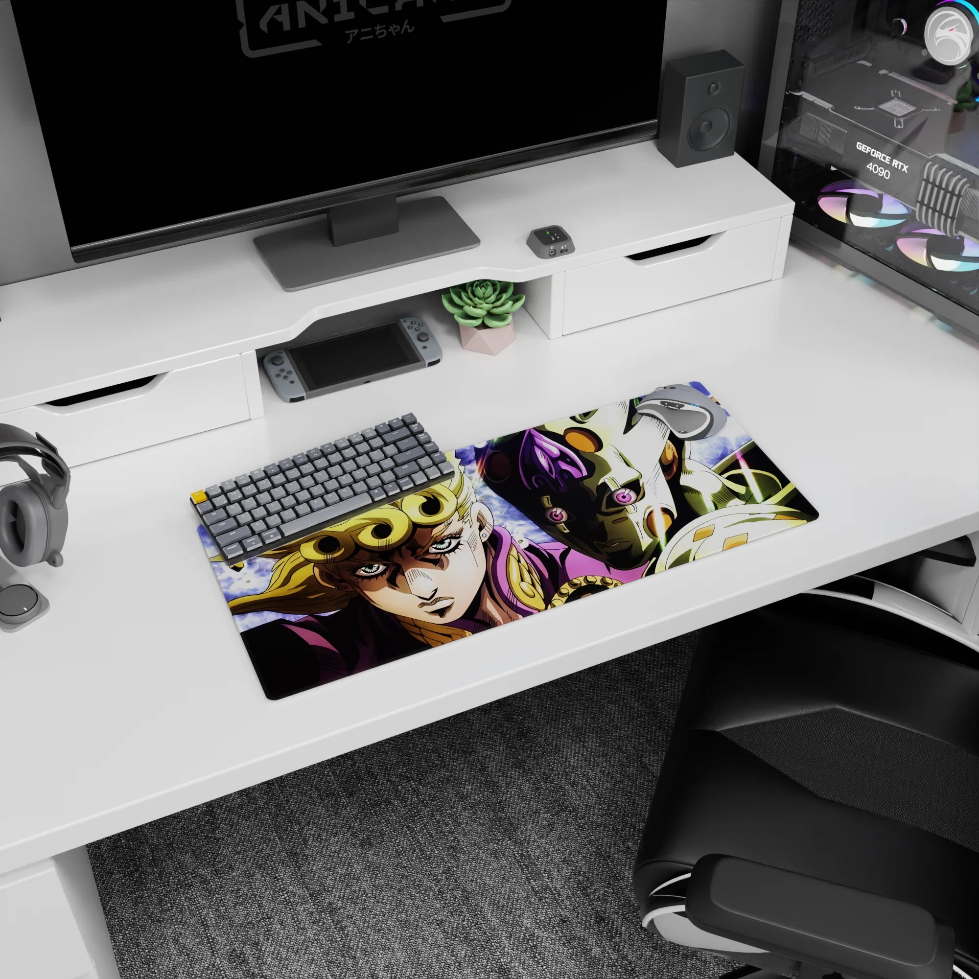 JoJo Deskmat | Mousepad | Deskpad - Golden Requiem - AniChan