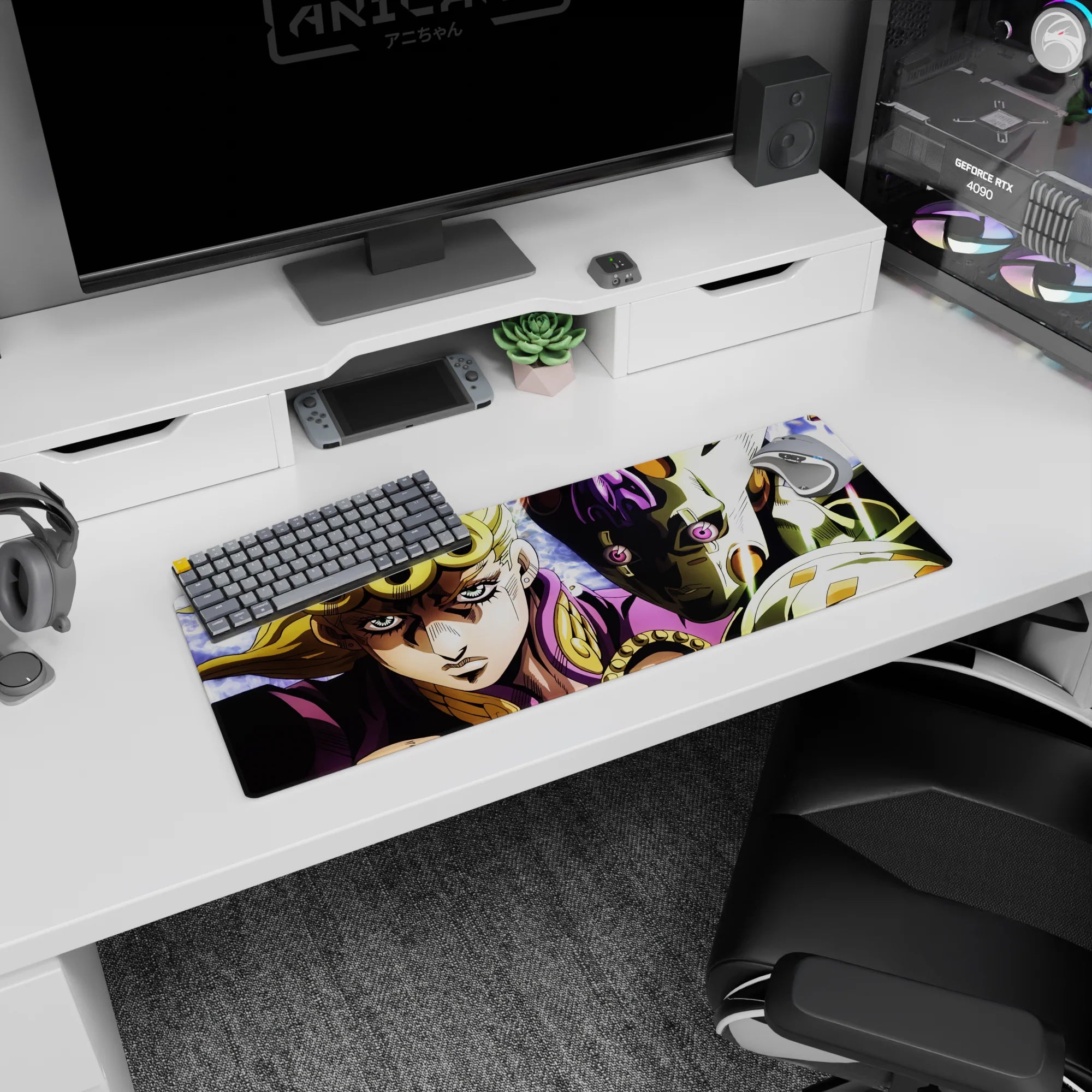 JoJo Deskmat | Mousepad | Deskpad - Golden Requiem - AniChan