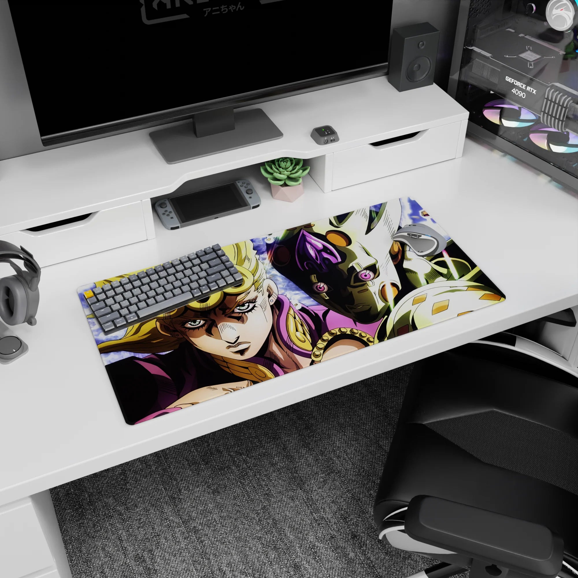 JoJo Deskmat | Mousepad | Deskpad - Golden Requiem - AniChan