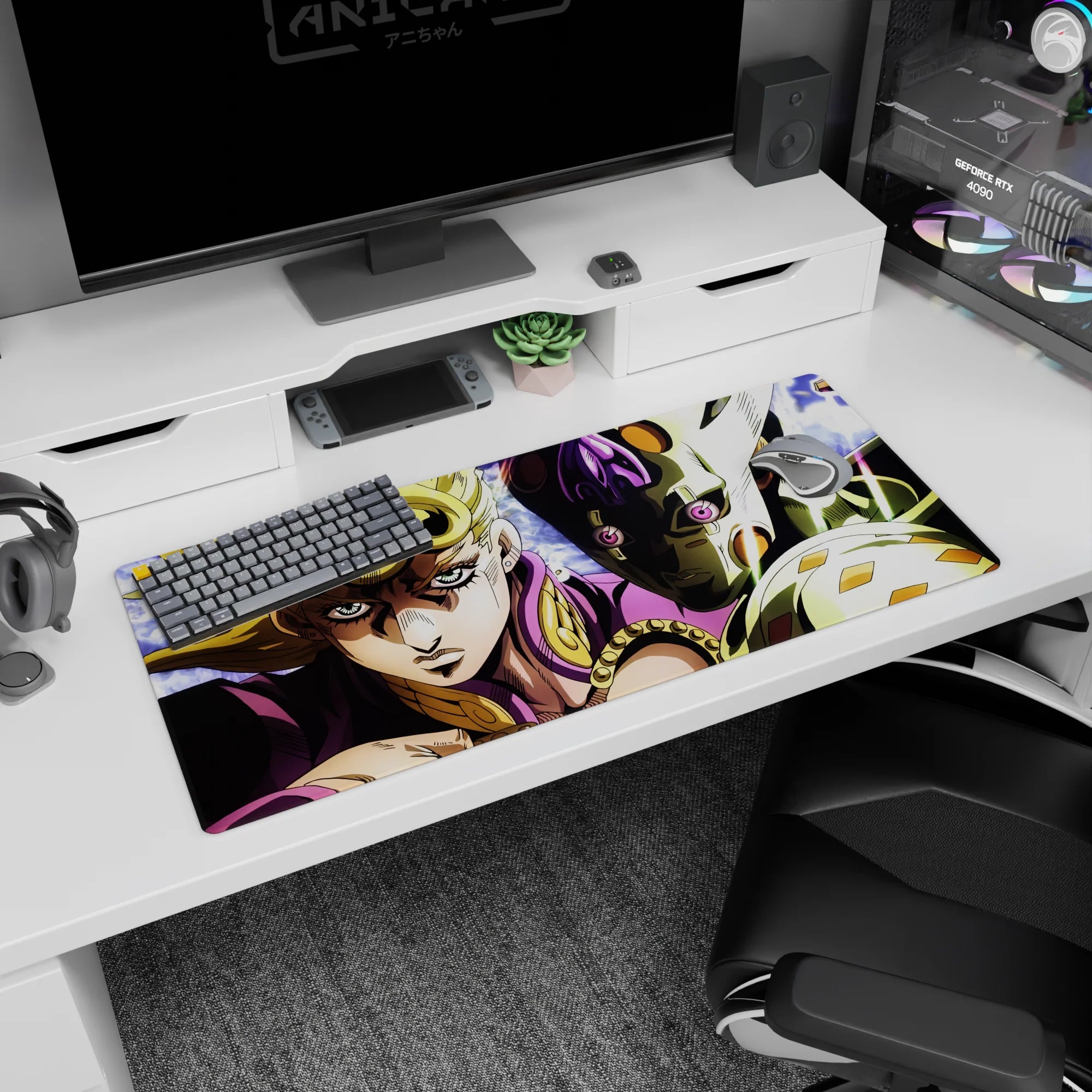 JoJo Deskmat | Mousepad | Deskpad - Golden Requiem - AniChan