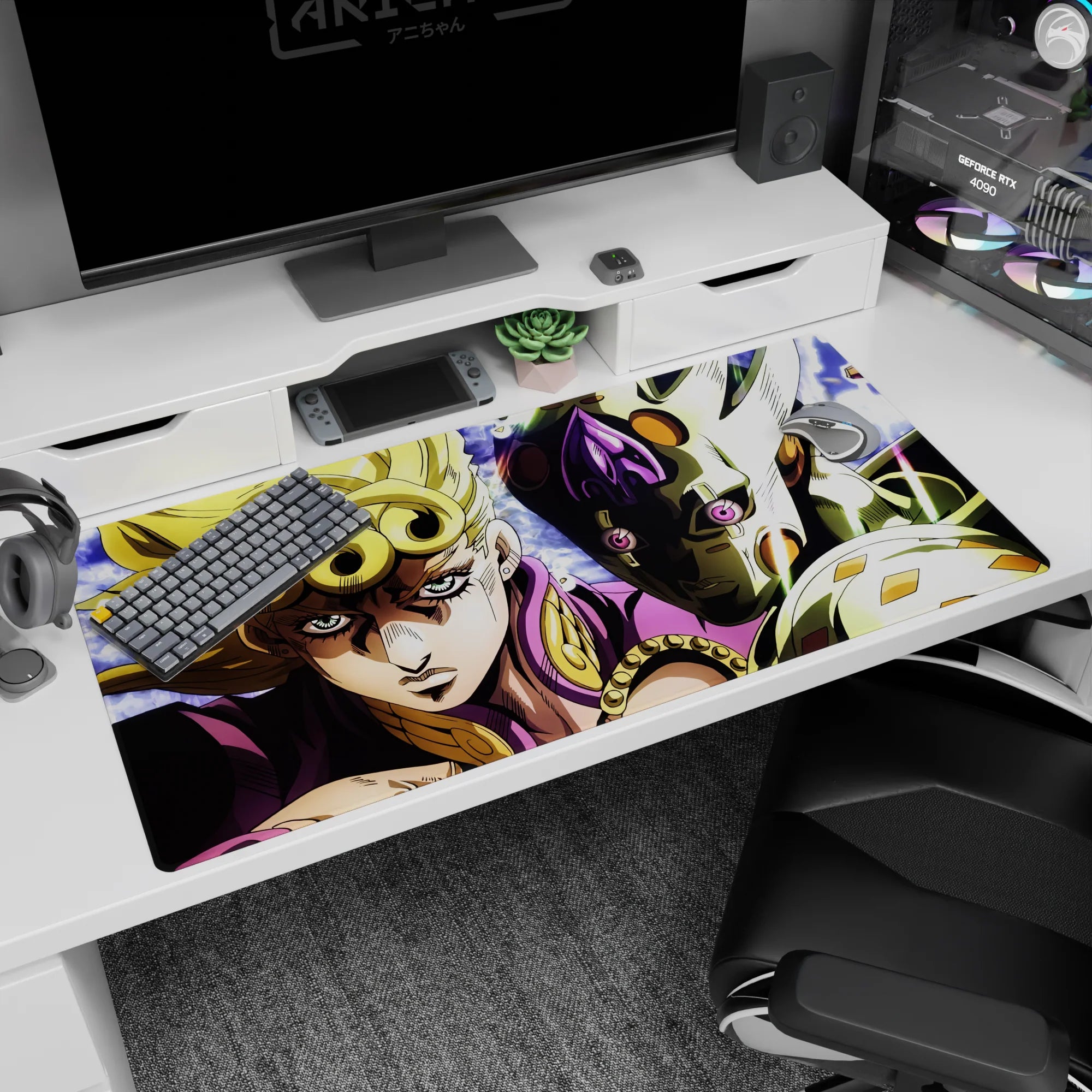 JoJo Deskmat | Mousepad | Deskpad - Golden Requiem - AniChan