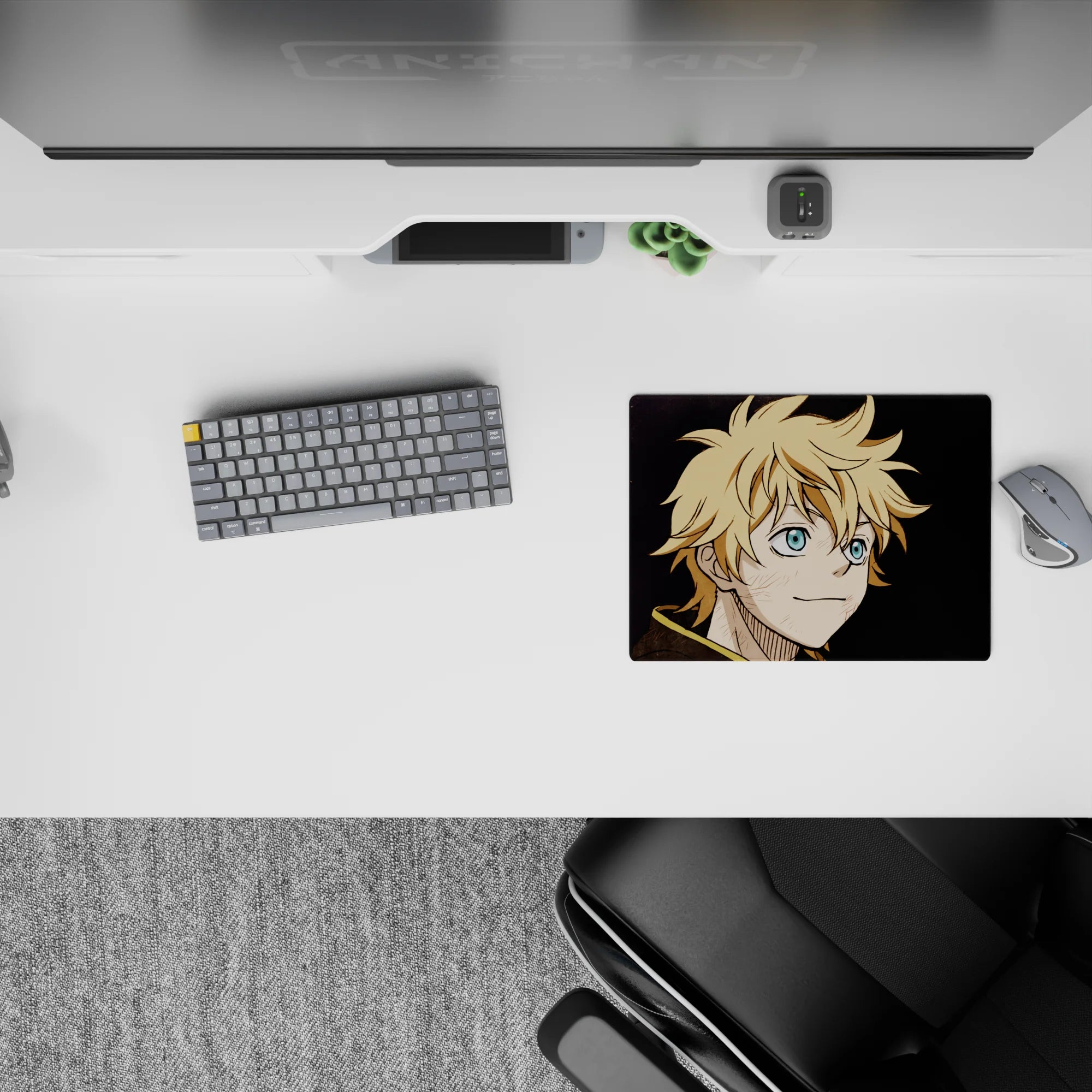 Black Clover - Anime Mouse Pad and Desk Pad - Lightning’s Smile