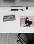 Attack on Titan - Anime Mouse Pad and Desk Pad - Levi: Cherry Blossom Strike - AniChan