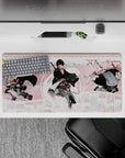 Attack on Titan - Anime Mouse Pad and Desk Pad - Levi: Cherry Blossom Strike - AniChan