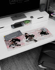 Attack on Titan - Anime Mouse Pad and Desk Pad - Levi: Cherry Blossom Strike - AniChan